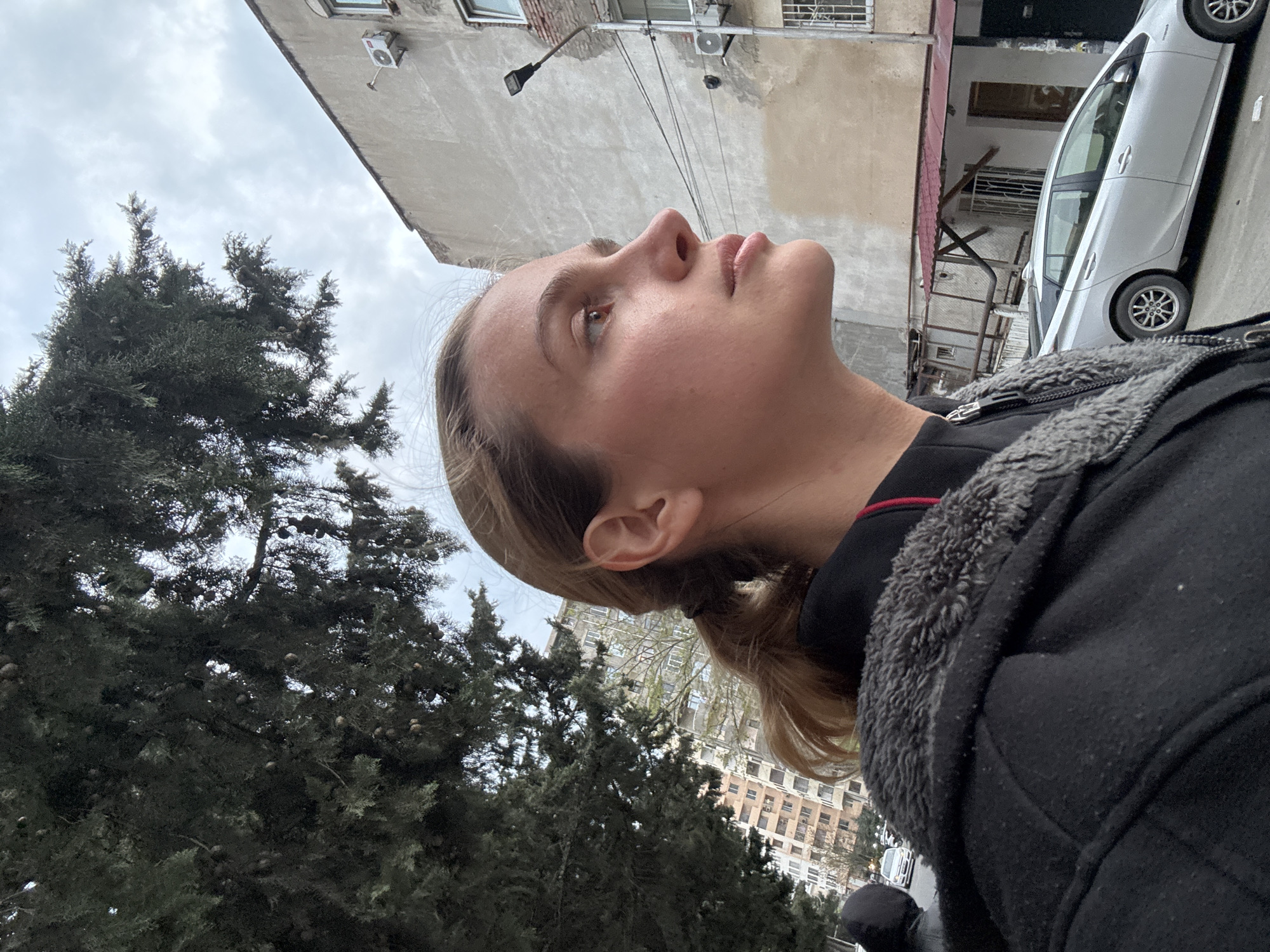 Casual street photography session captured in central Tbilisi