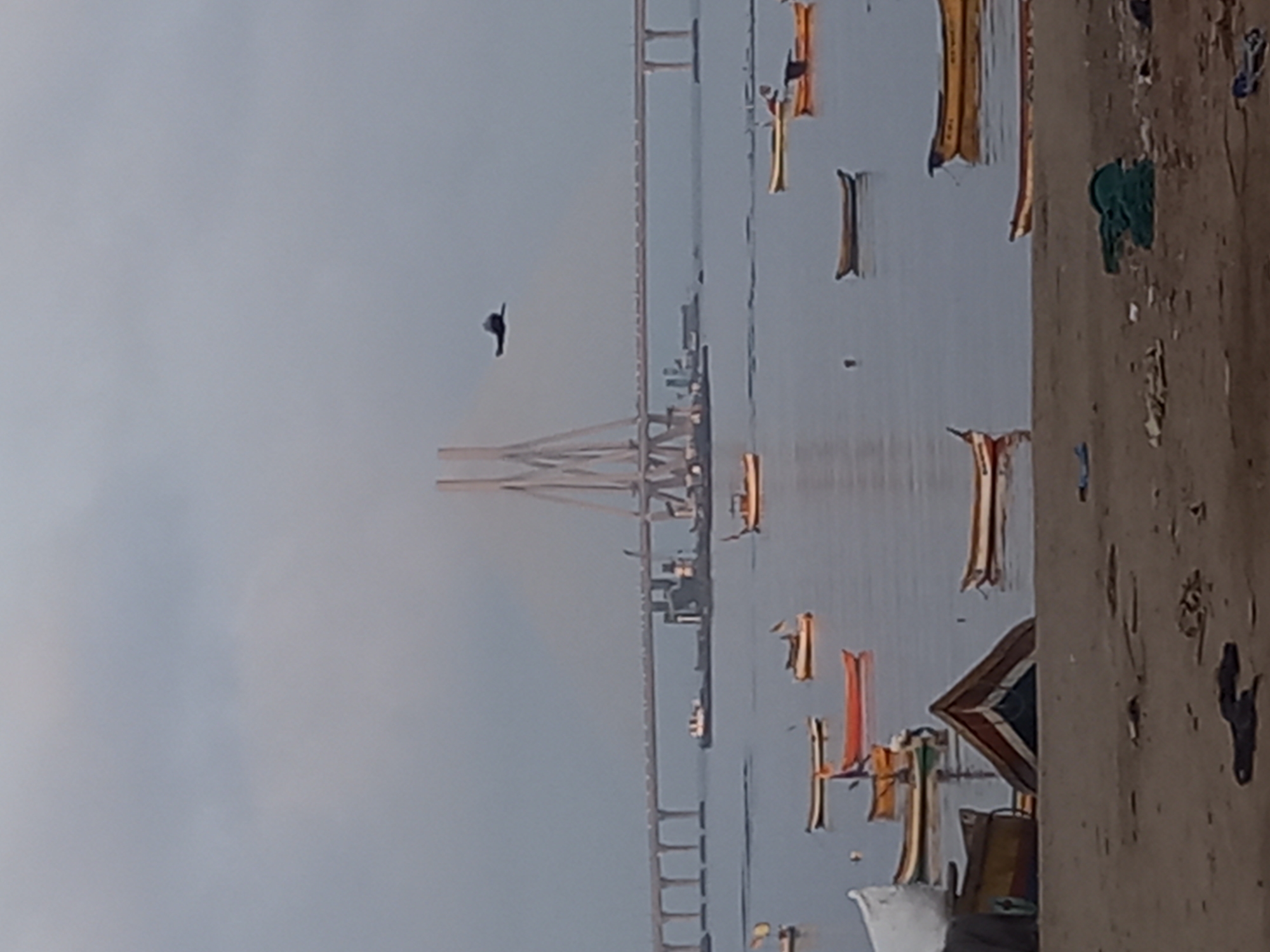 Fishing boats spotted near Mumbai's Bandra-Worli Sea Link