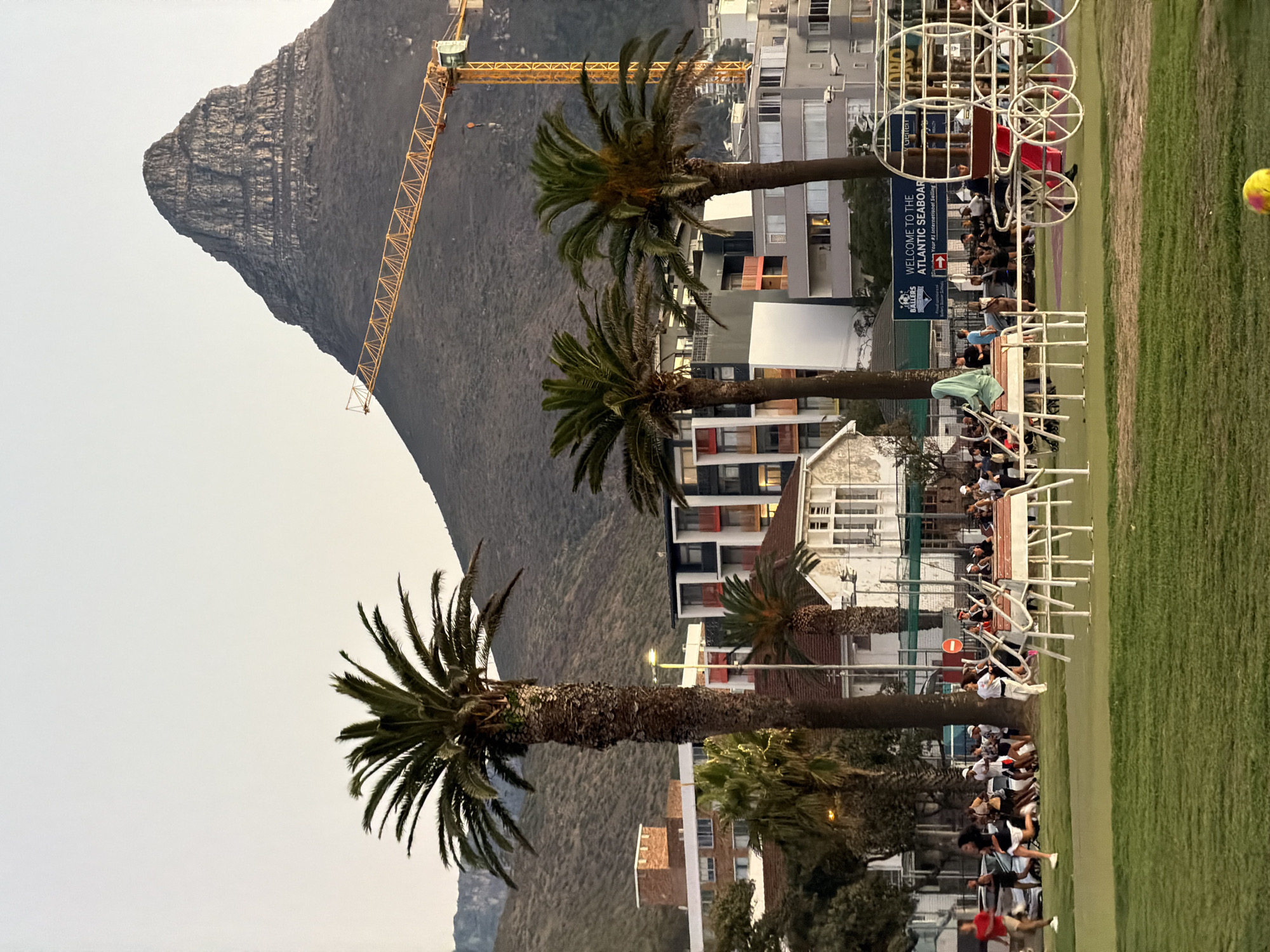 Cape Town residents witness sunset across coastal landmarks