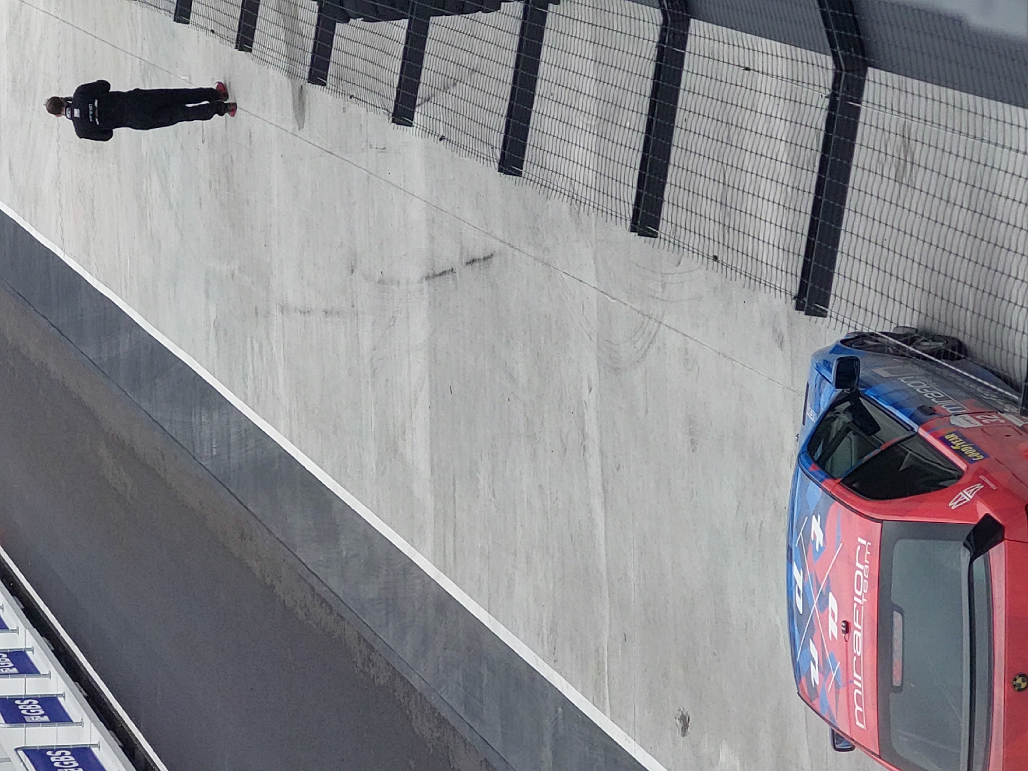 Racing activity documented at unidentified motor park facility