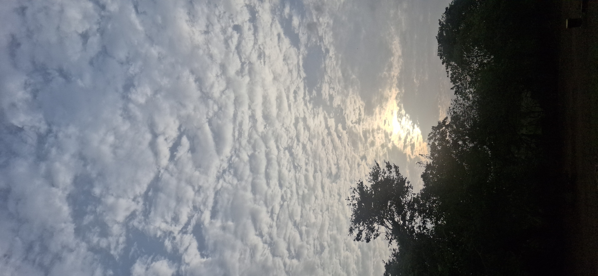 Cloudy sky conditions observed over Vallecito, Venezuela