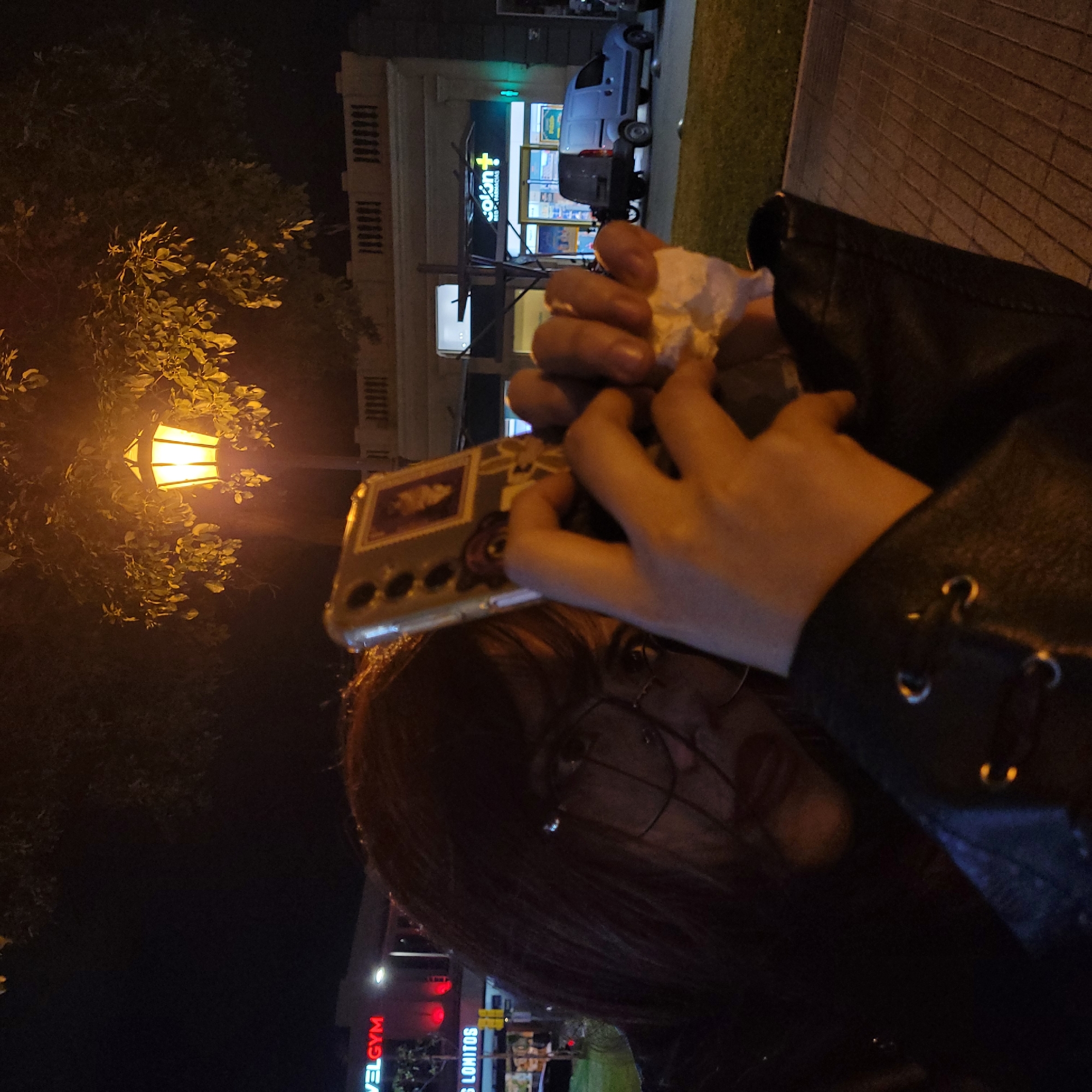 Late-night smartphone photography session captured in Catamarca, Argentina
