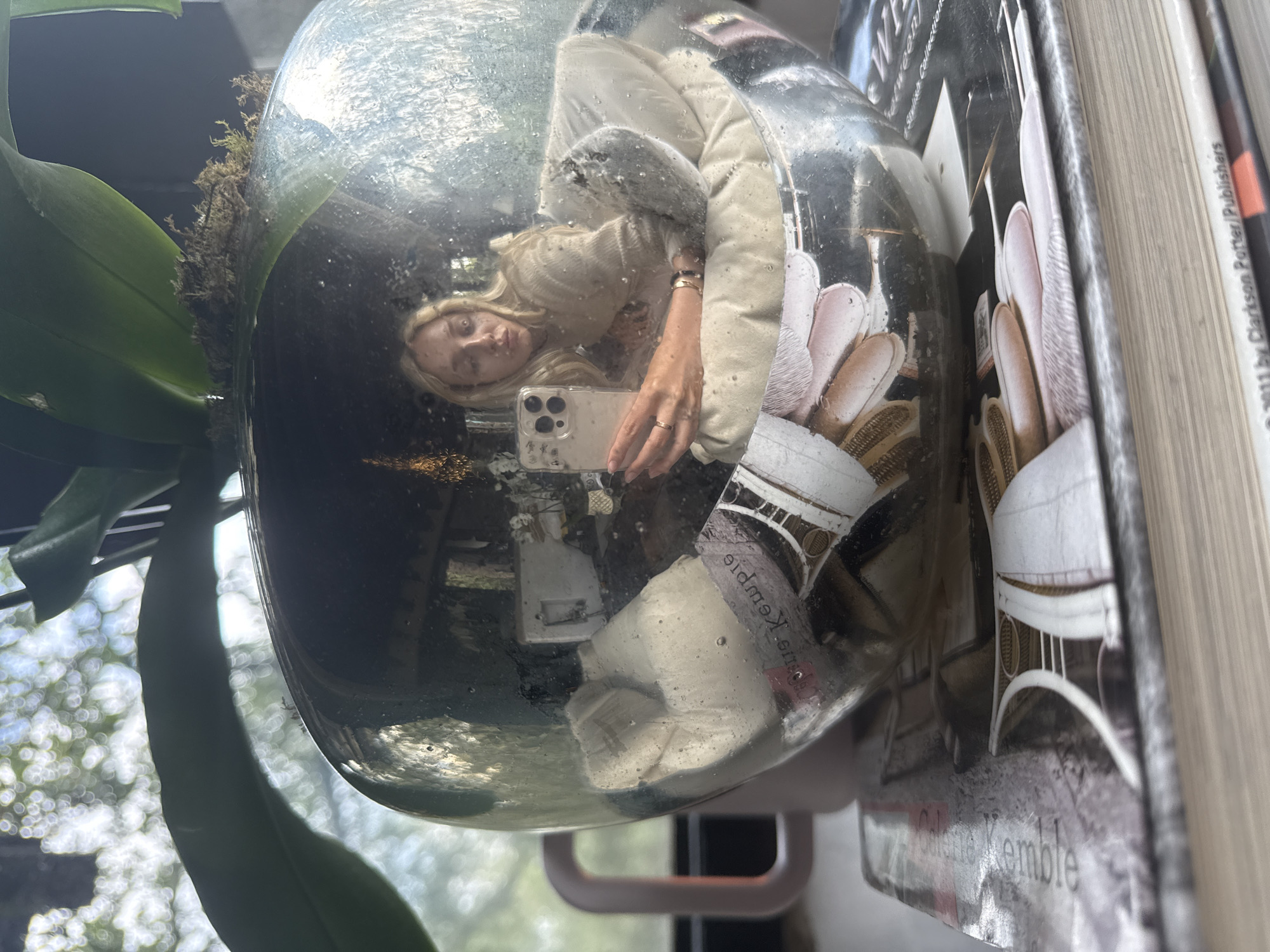 Lazy afternoon at home in Mexico City with cats and wine