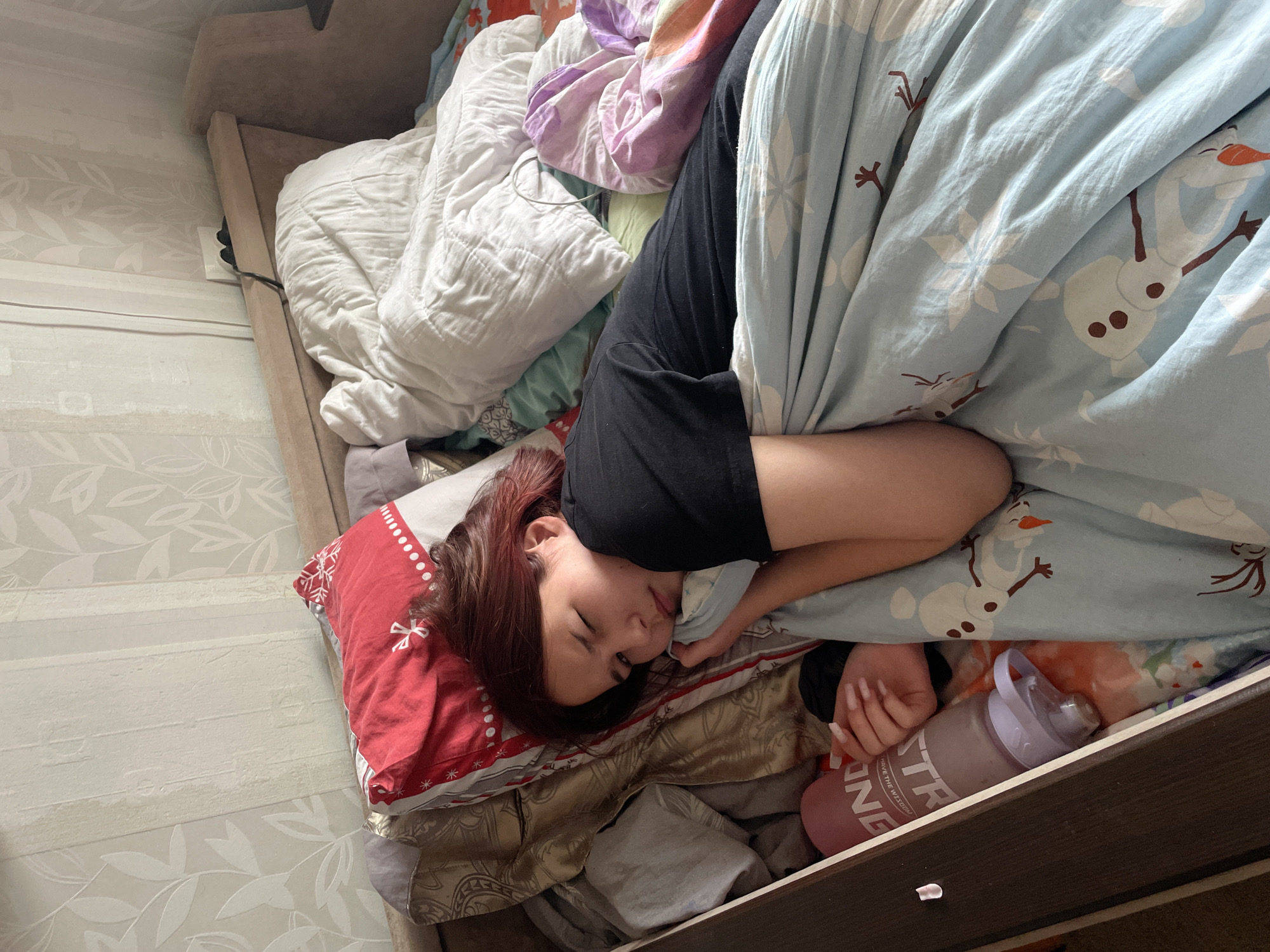 Private domestic moments documented in unknown residence