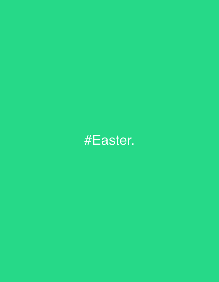Easter hashtag post documented in Mexican town