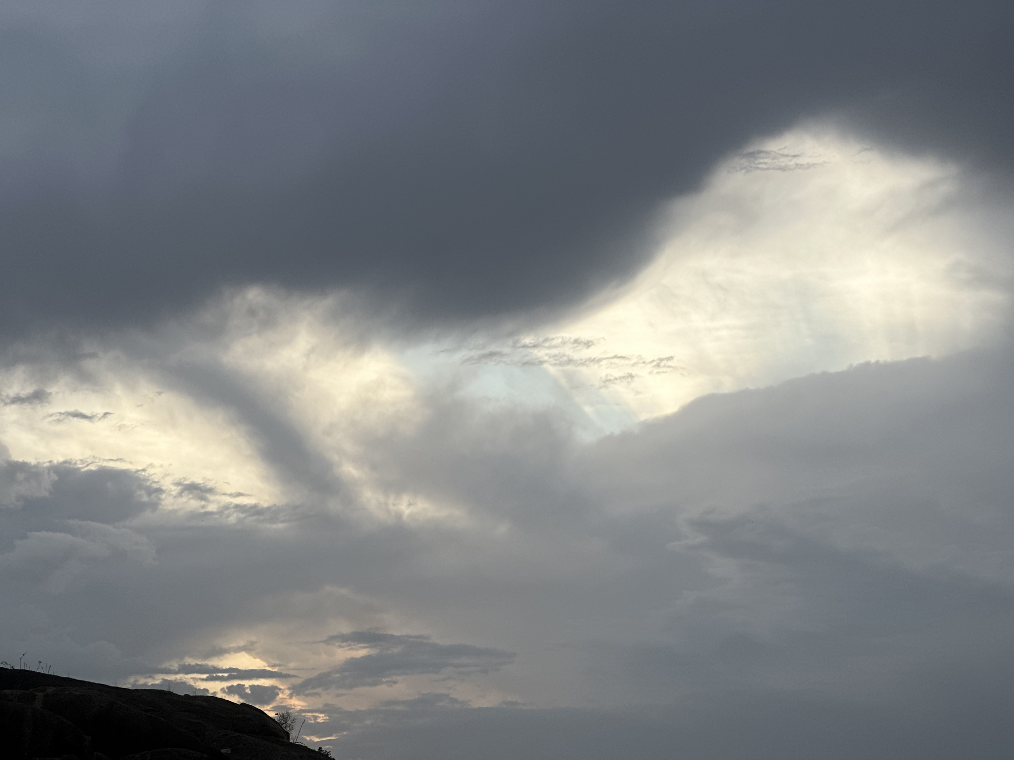 Overcast afternoon captured across Jos rocky terrain, Nigeria