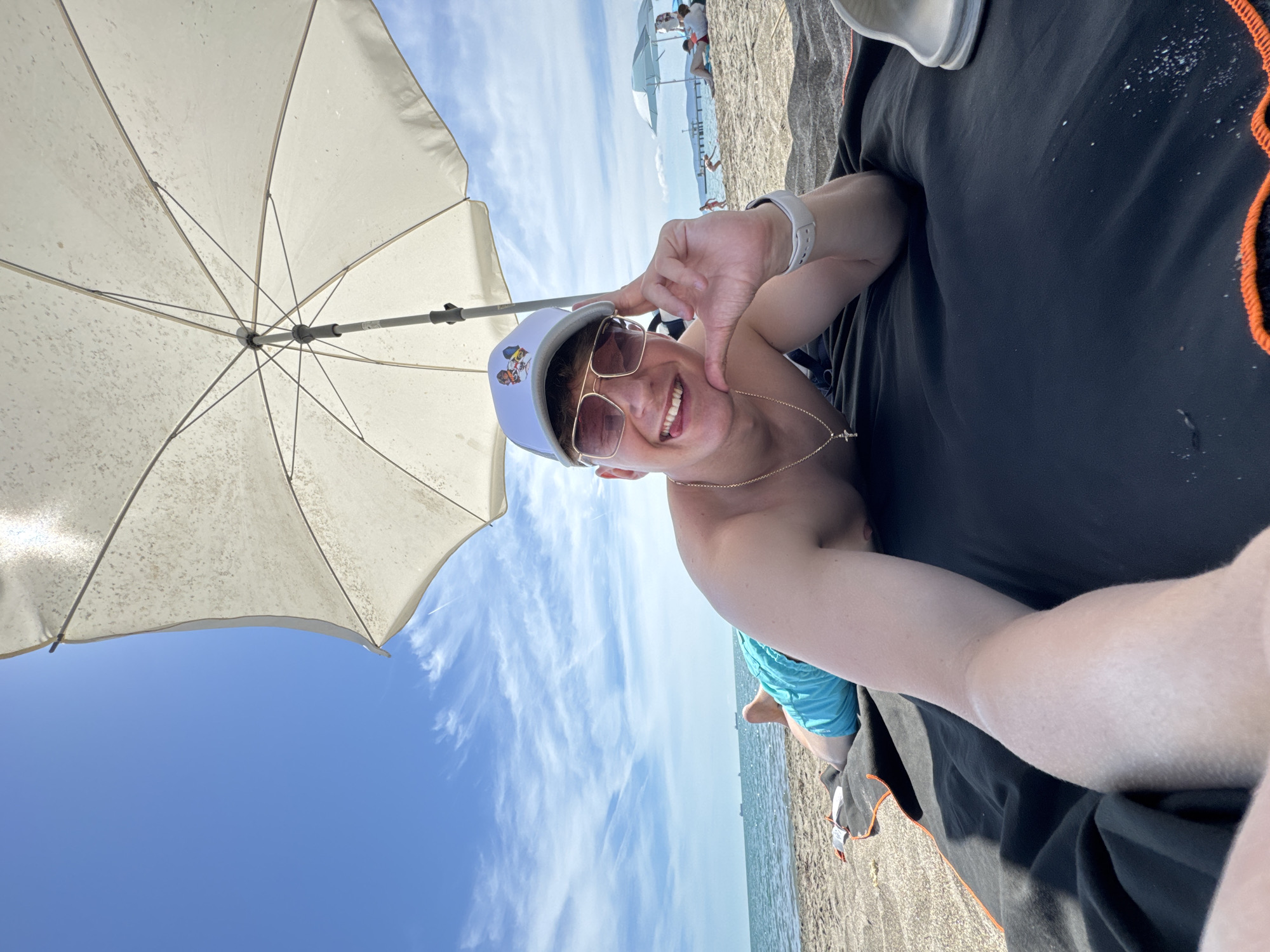Lazy morning on the beach in Burgas, Bulgaria