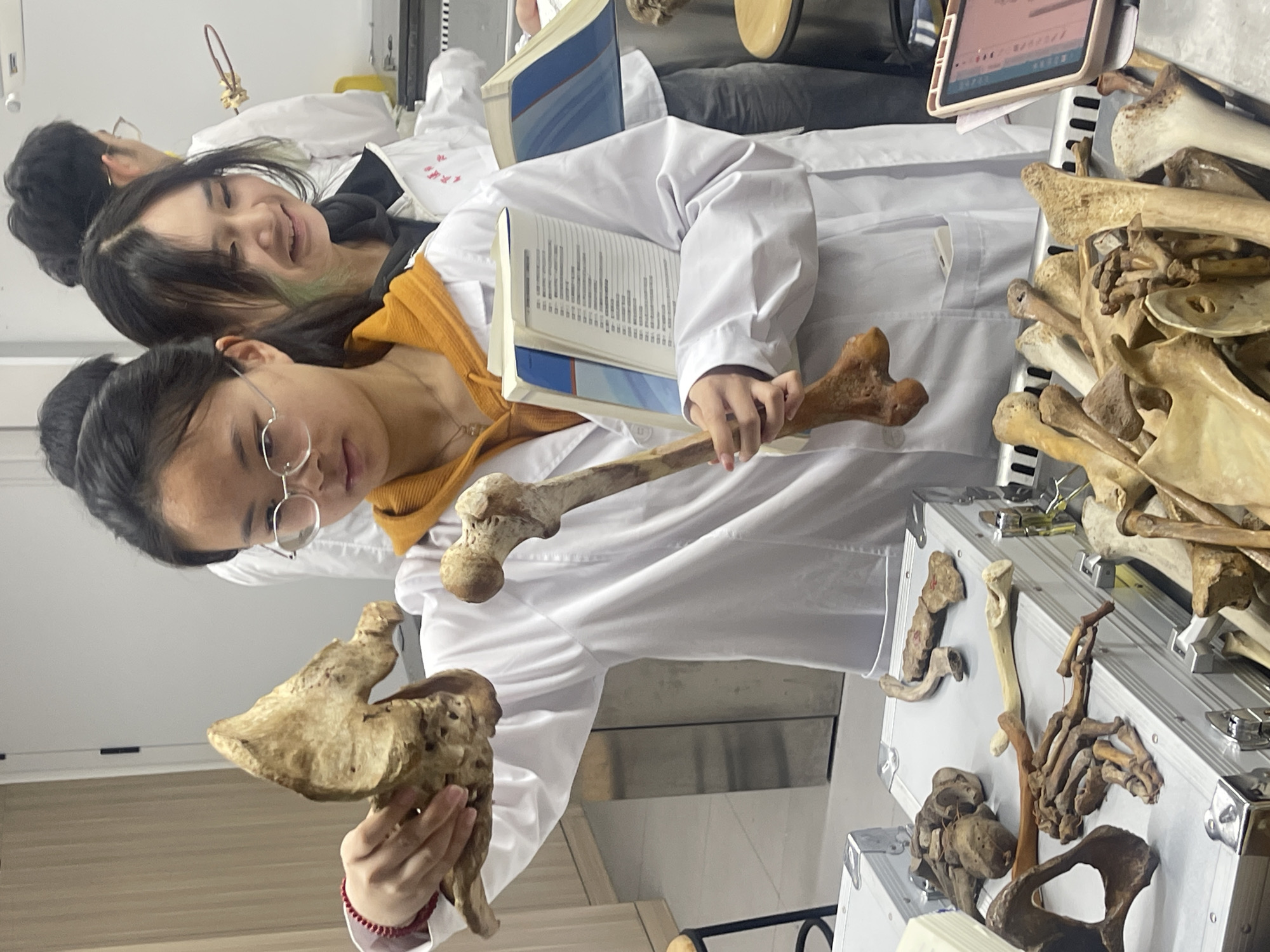 Medical students conduct anatomy classes in Chongqing laboratory