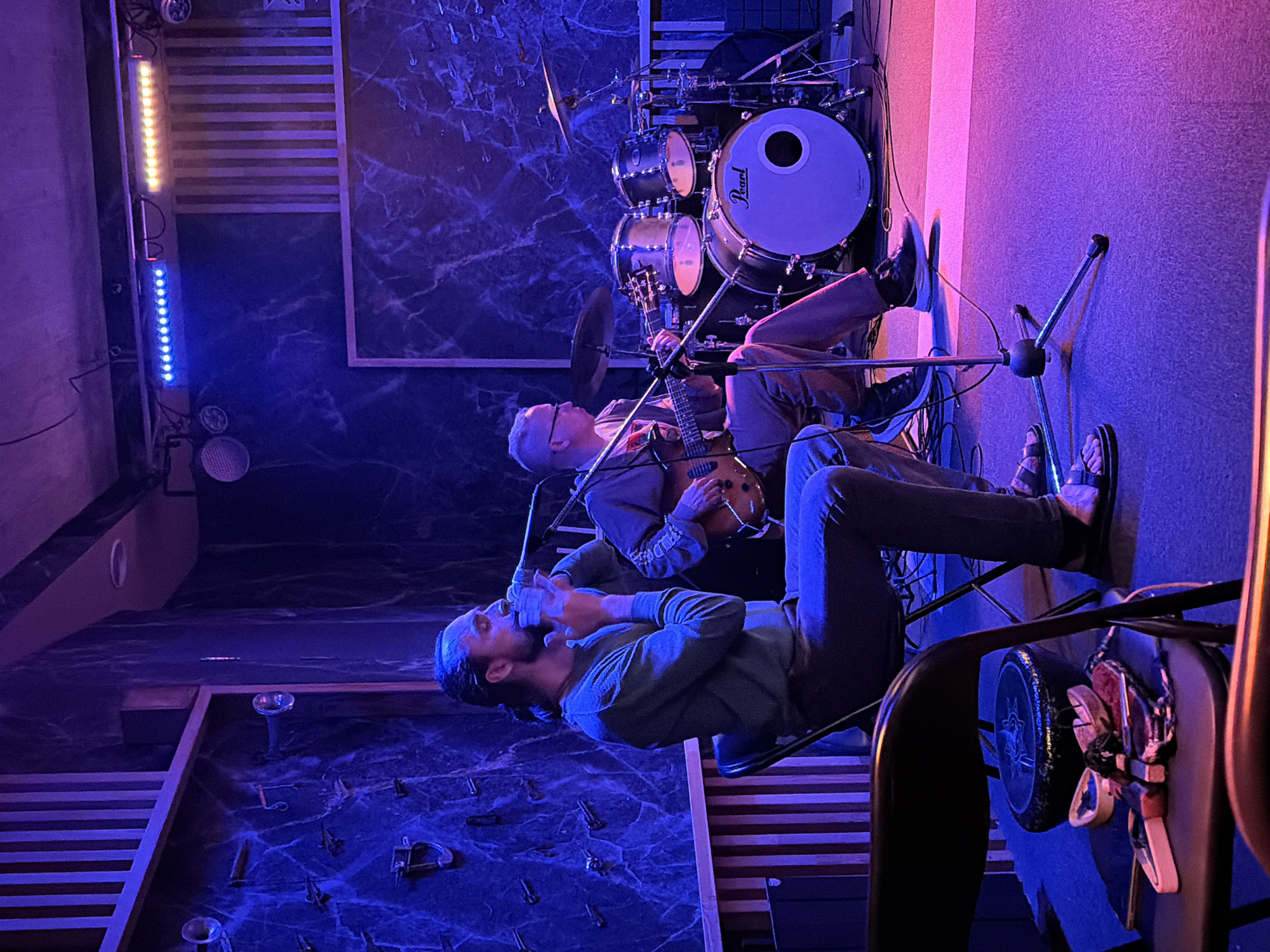 Live music and city wandering in a European town