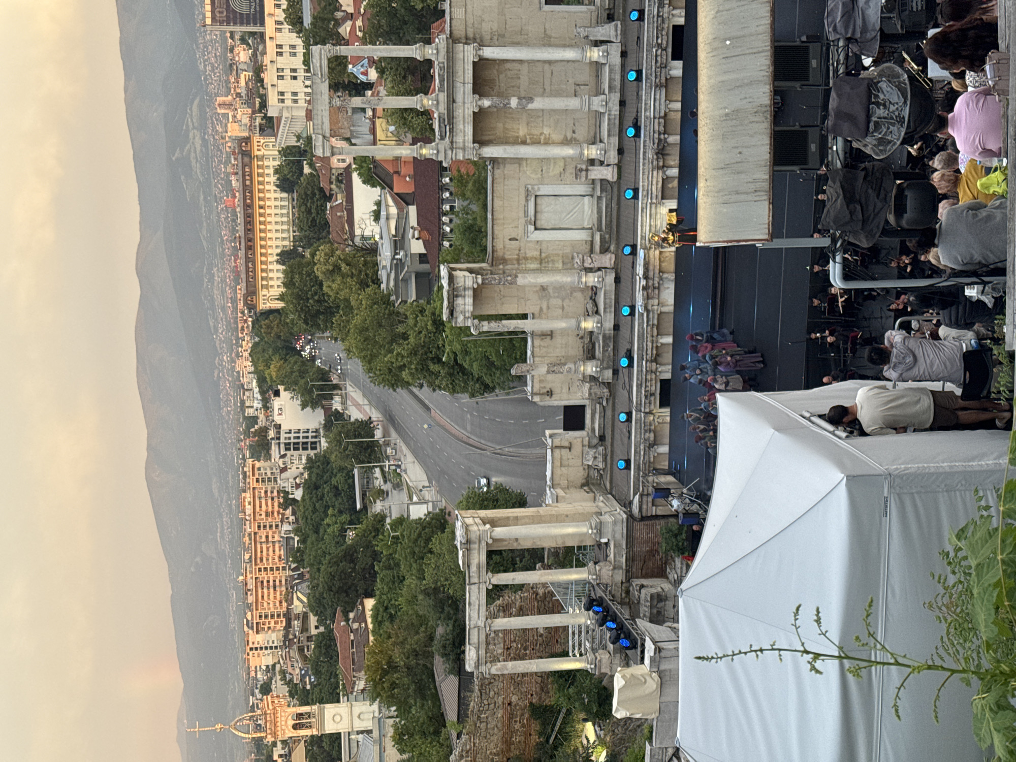 Live performance at Plovdiv's Roman Theatre, Old Town explored