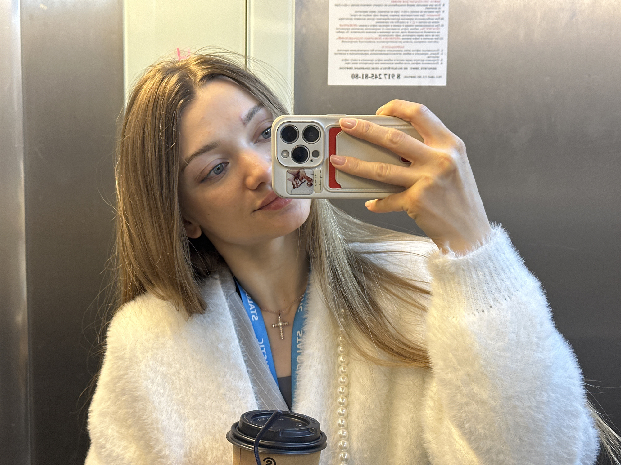 Early morning life captured across Kazan: selfies, coffee, commutes