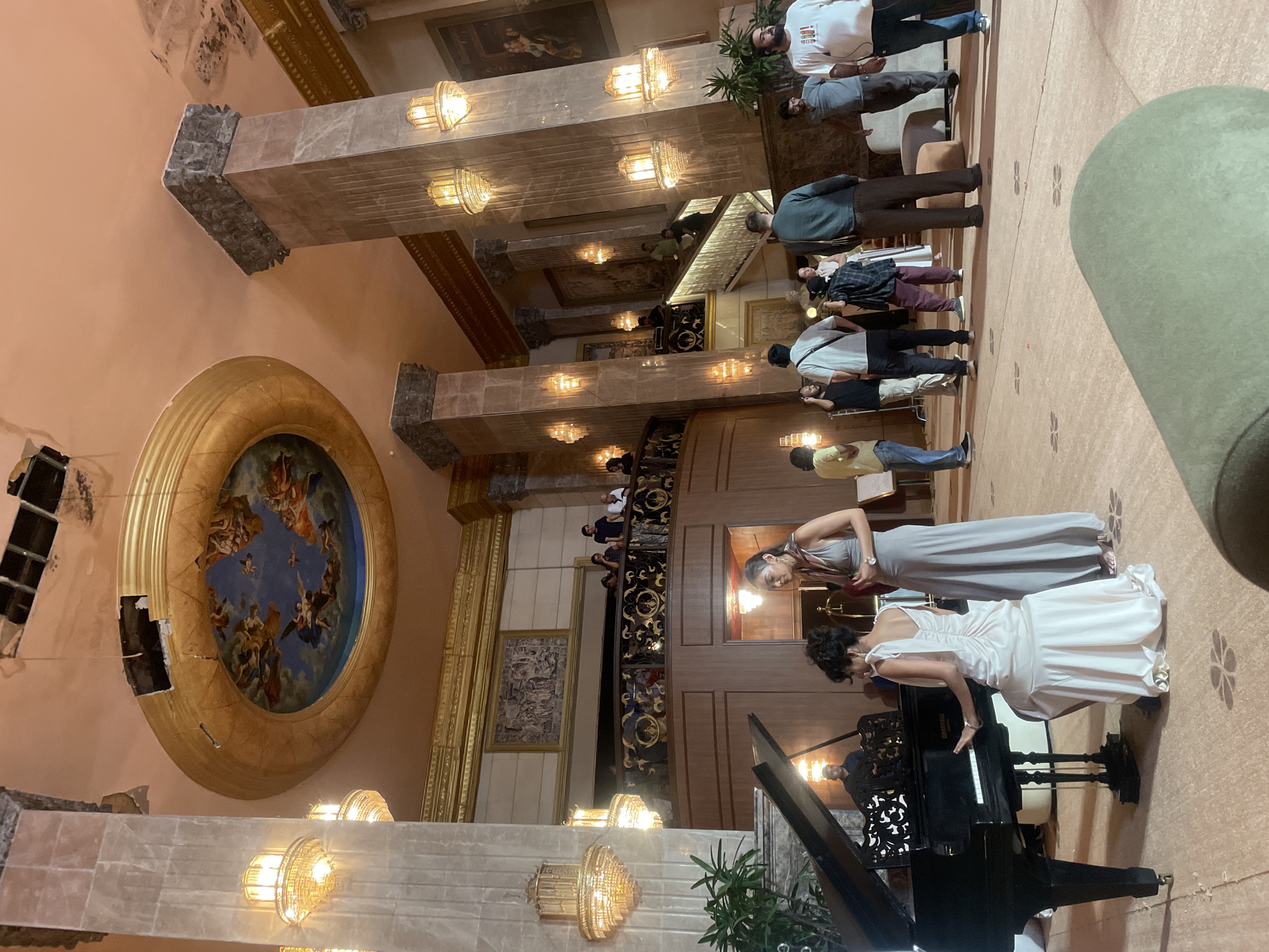 Live piano performance inside Mumbai's Royal Opera House