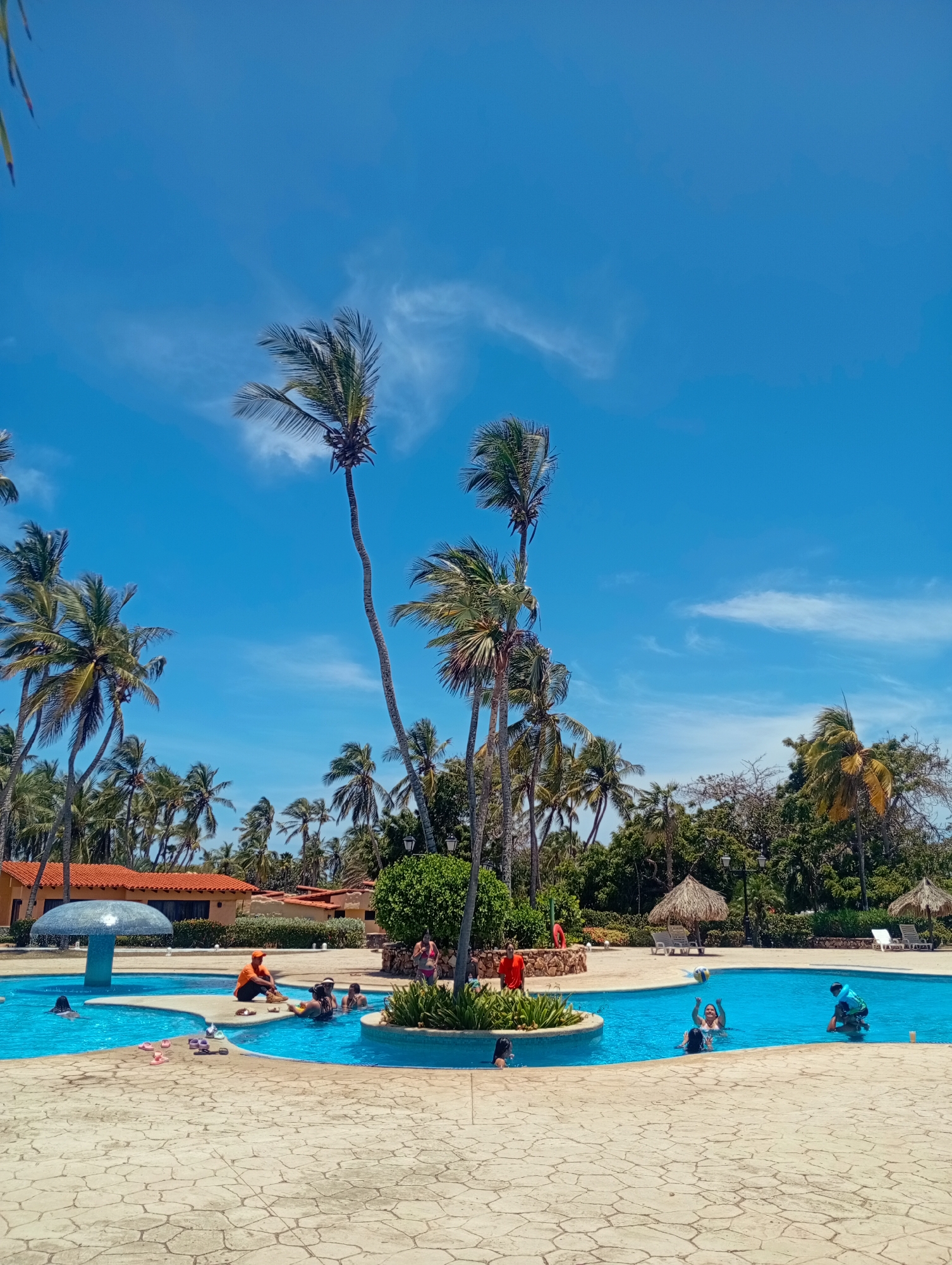 Ordinary afternoon captured at Venezuelan beach resort