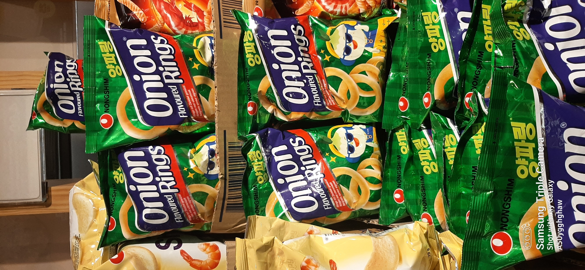 Dubai grocery shopping focused on Korean food products