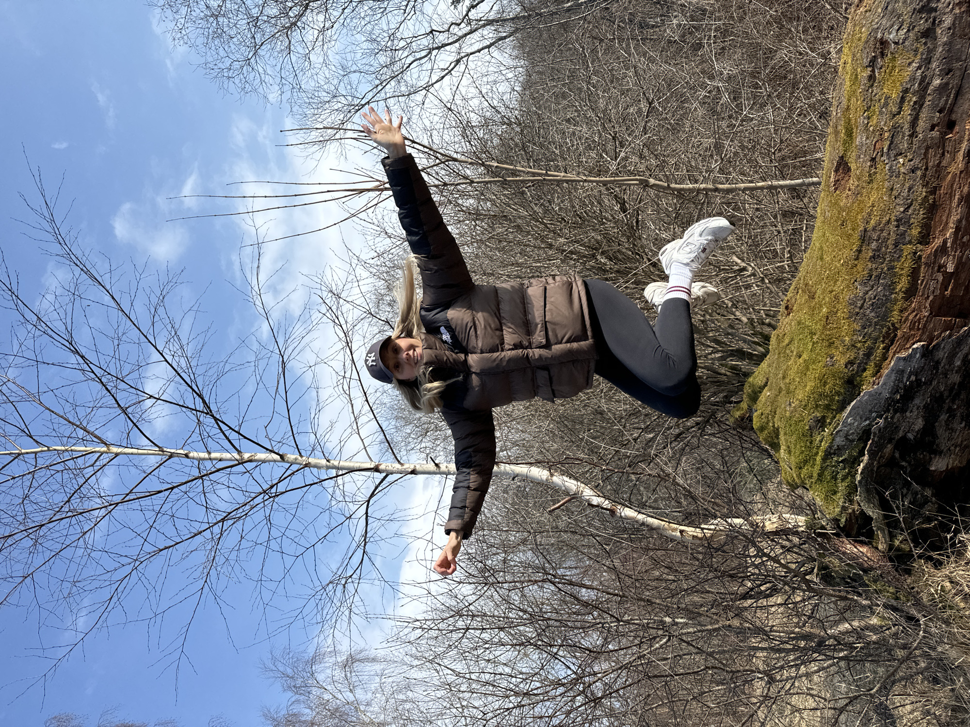 Woman enjoys outdoor activities in Latvian nature areas