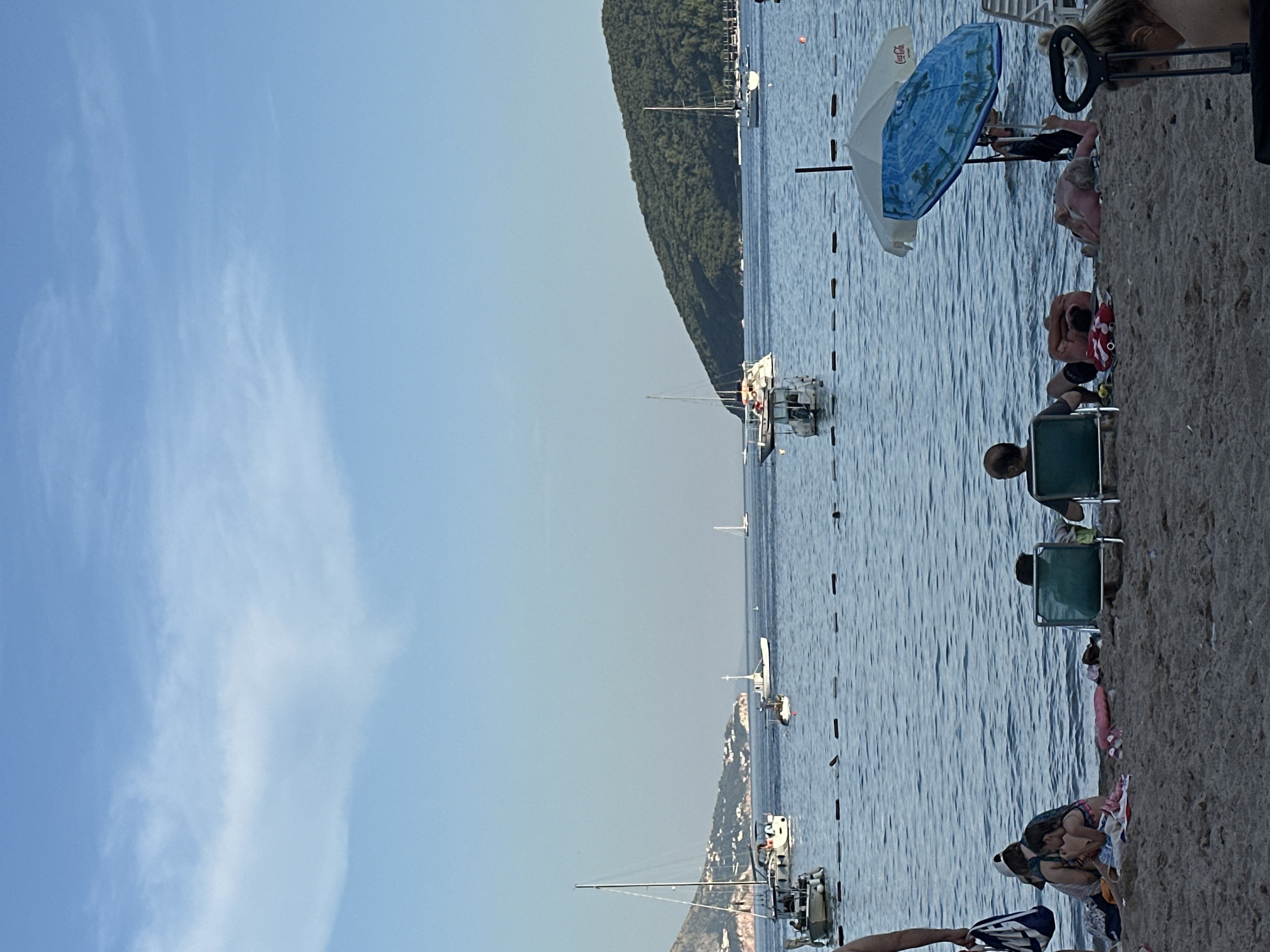 Sunny afternoon along the Budva coast and old town