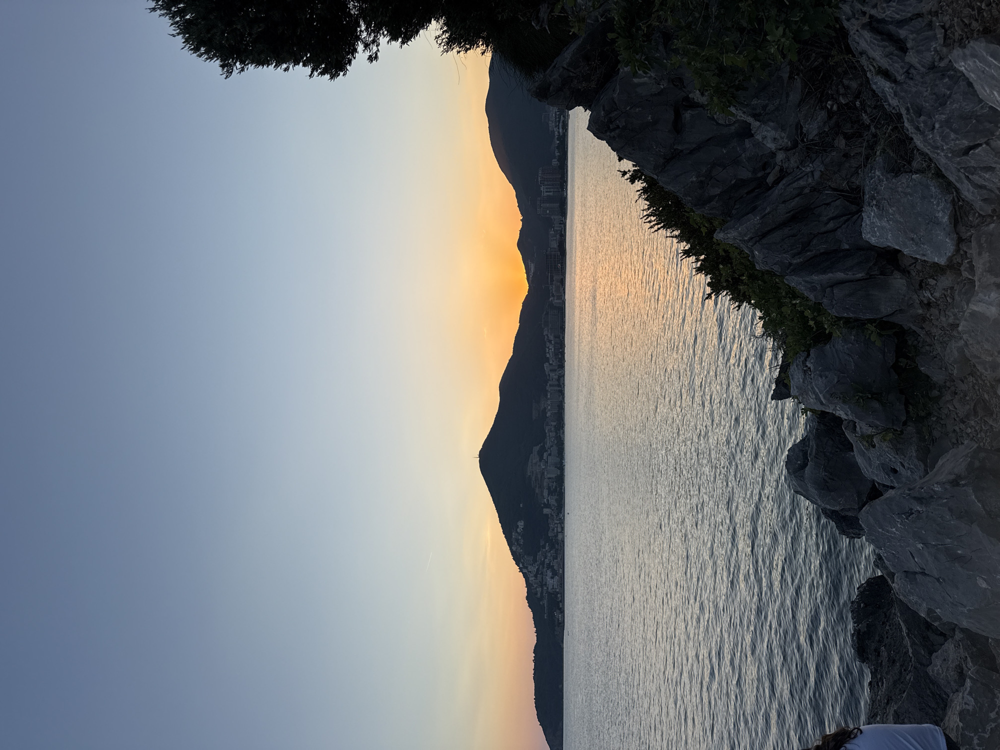 Golden hour along the Budva coastline, Montenegro