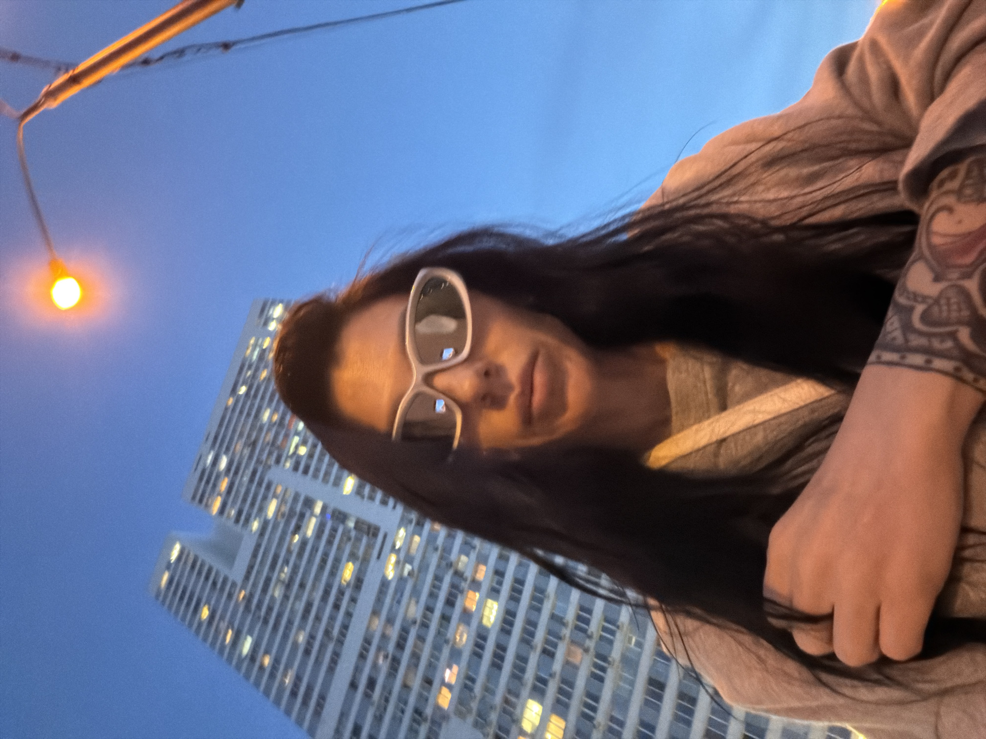 Woman observed at Moscow residential building during evening hours