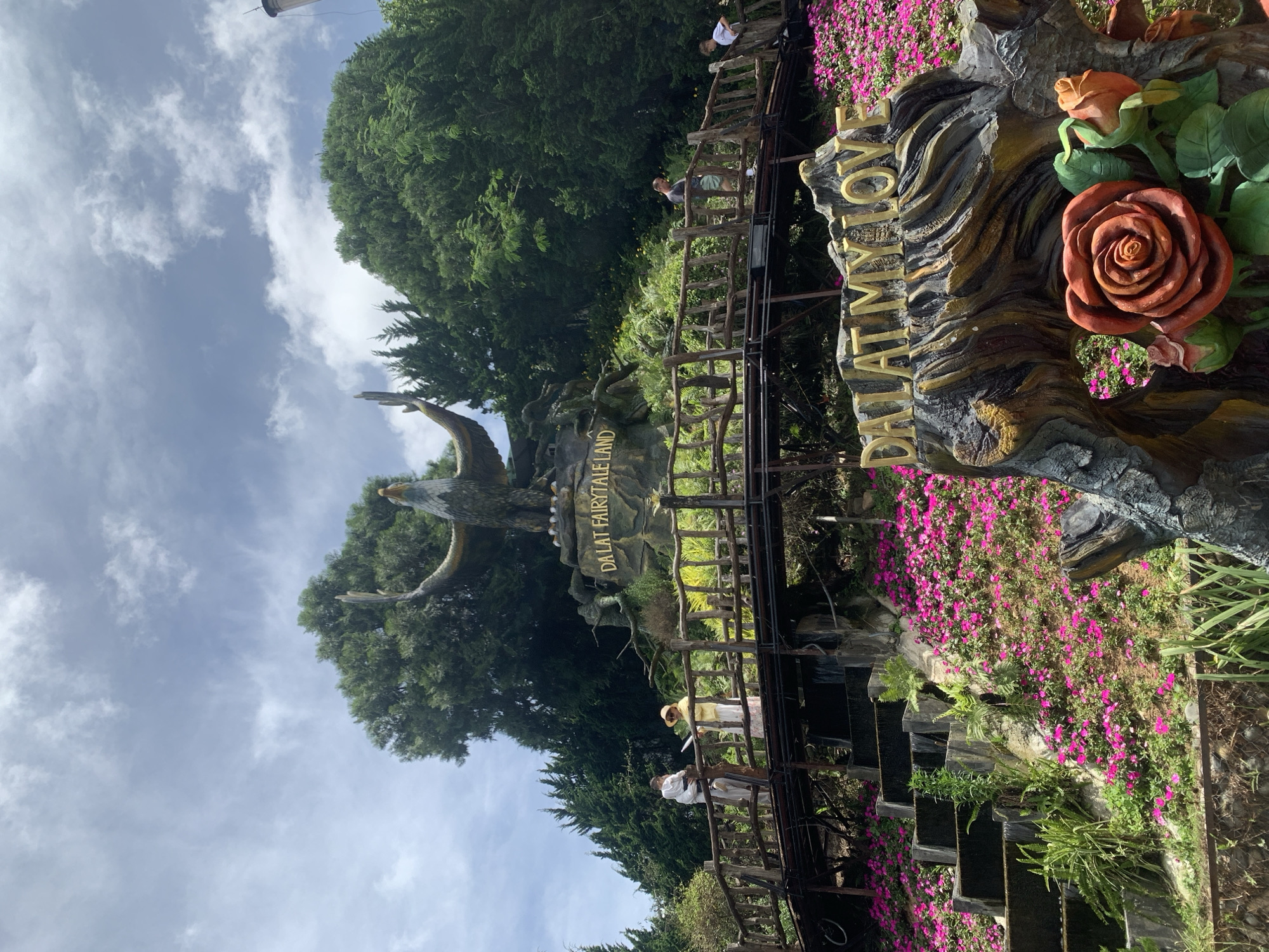 Exploring Da Lat's whimsical sculpture garden and koi pond