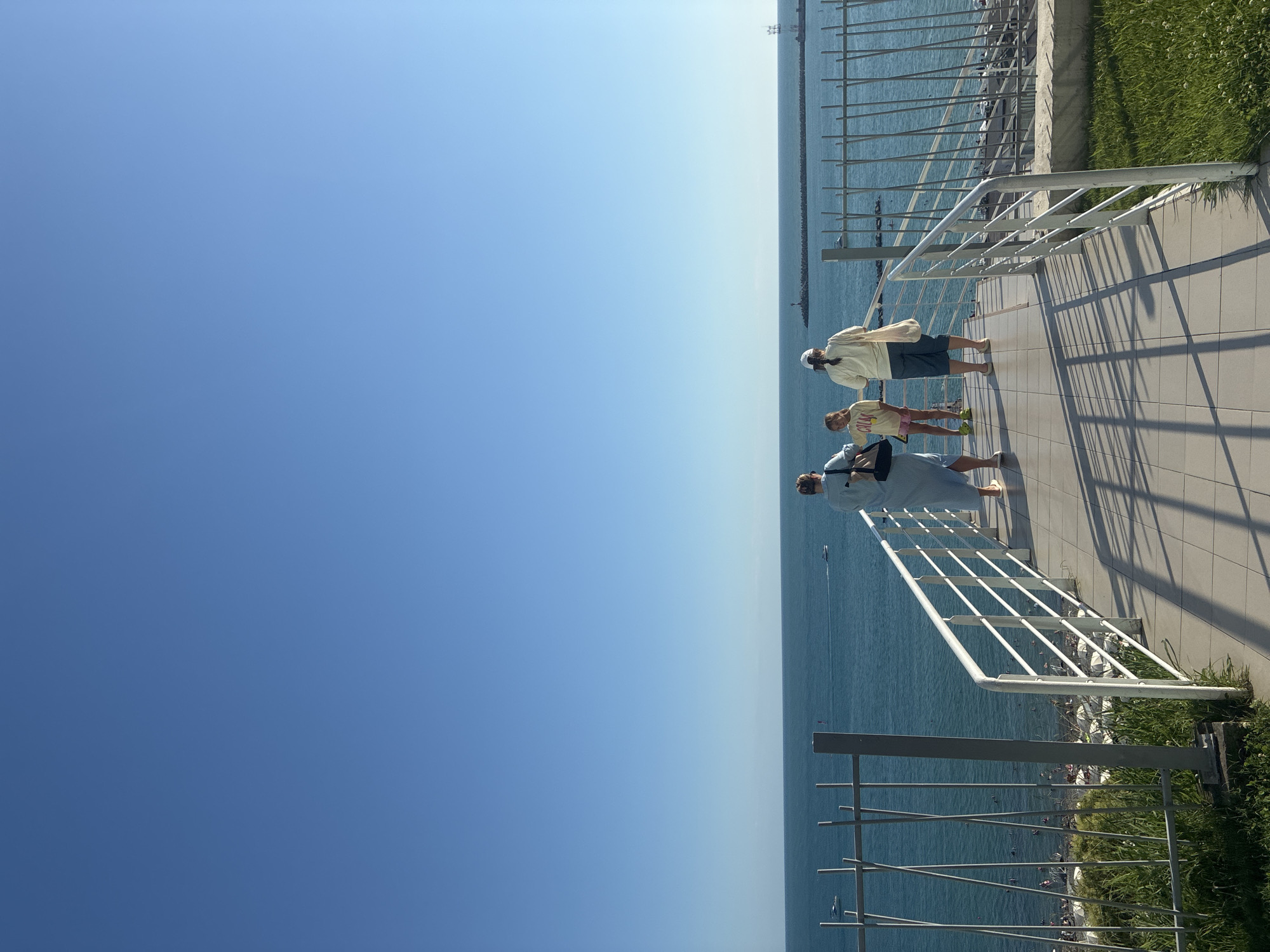 Sunny afternoon along Sochi's Black Sea waterfront and promenades