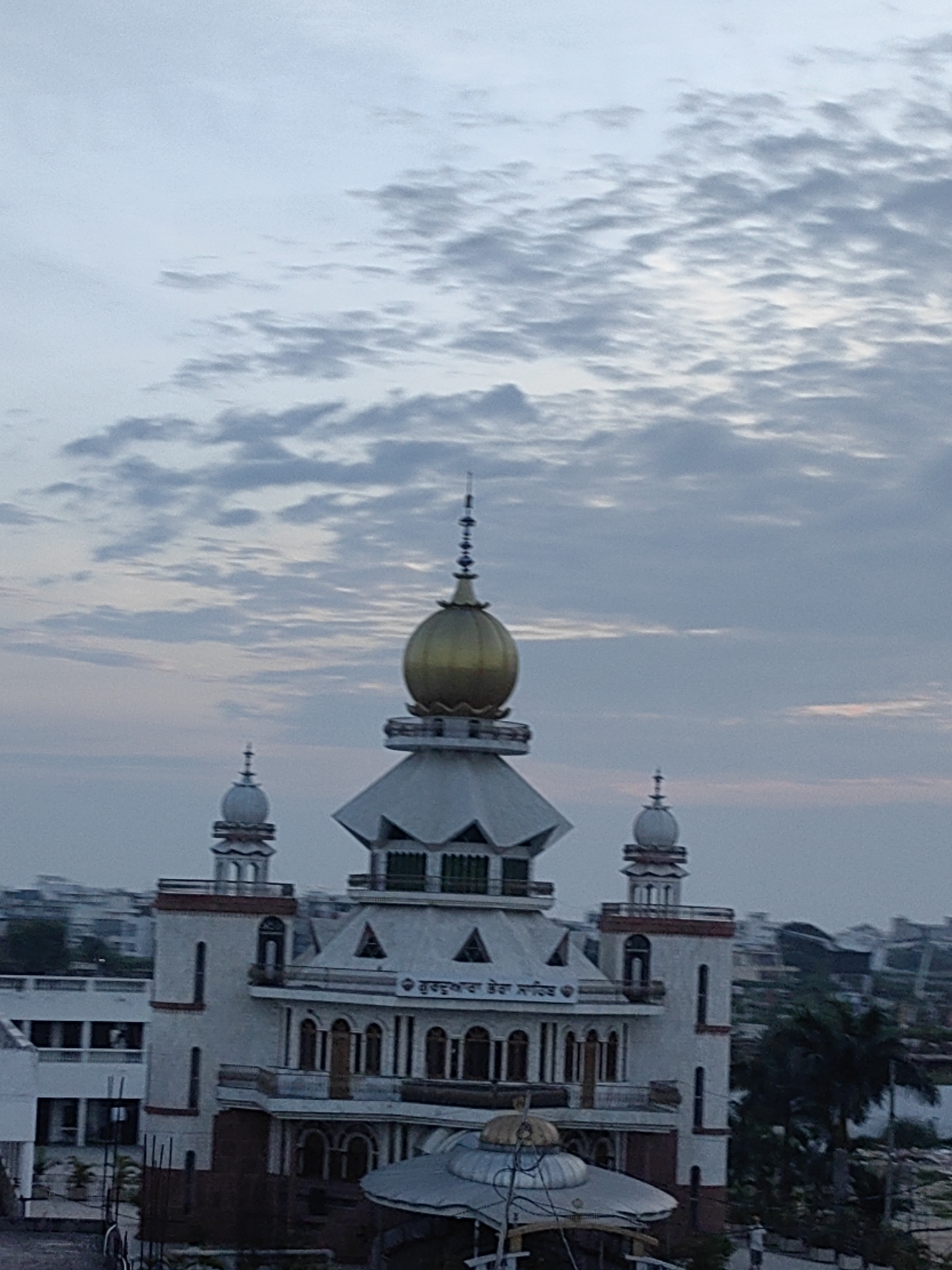 Gurdwara and cell tower dot the Baldhi landscape
