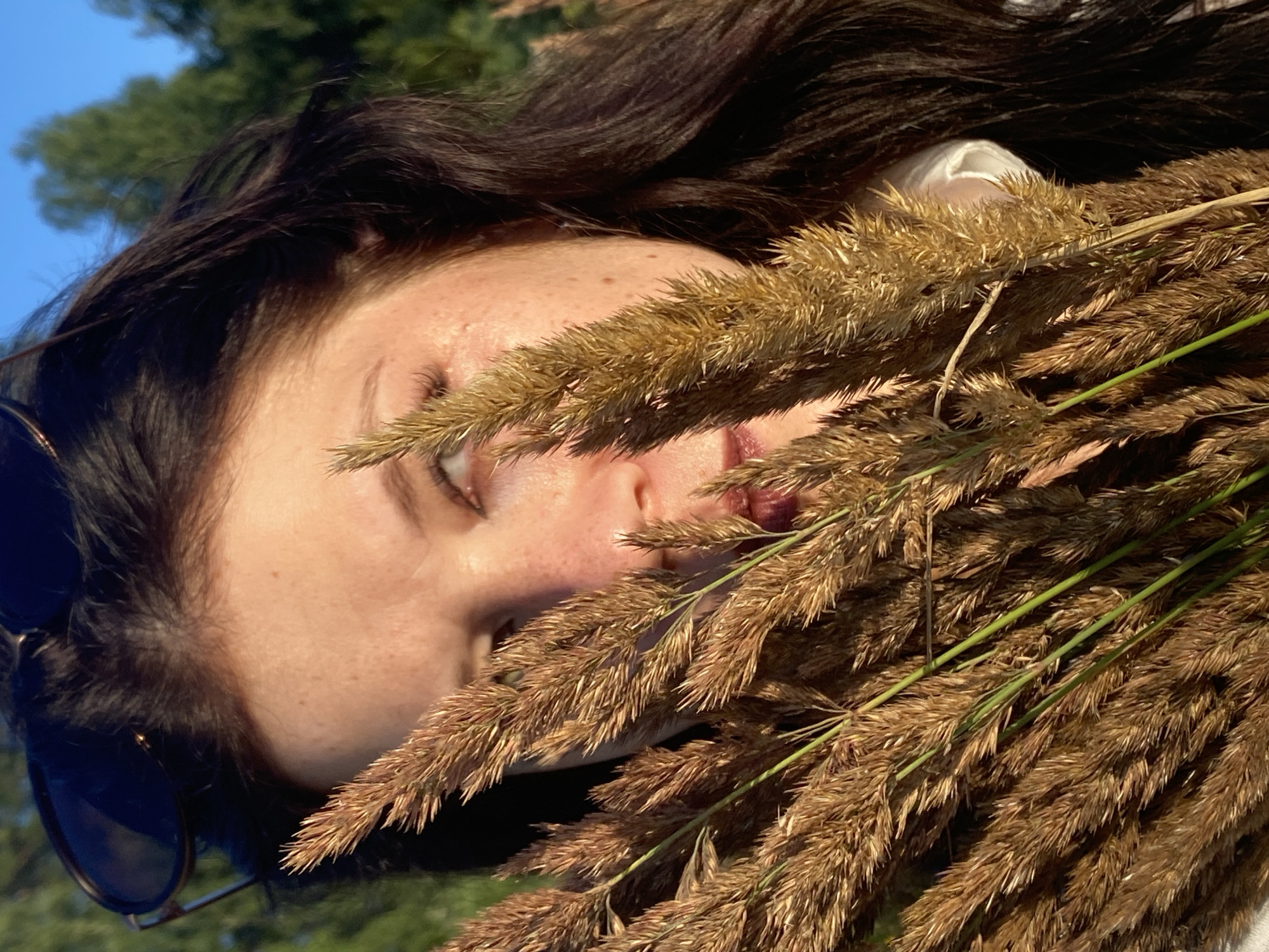 Styled close-up portraits in Беркуты, one hidden behind reeds