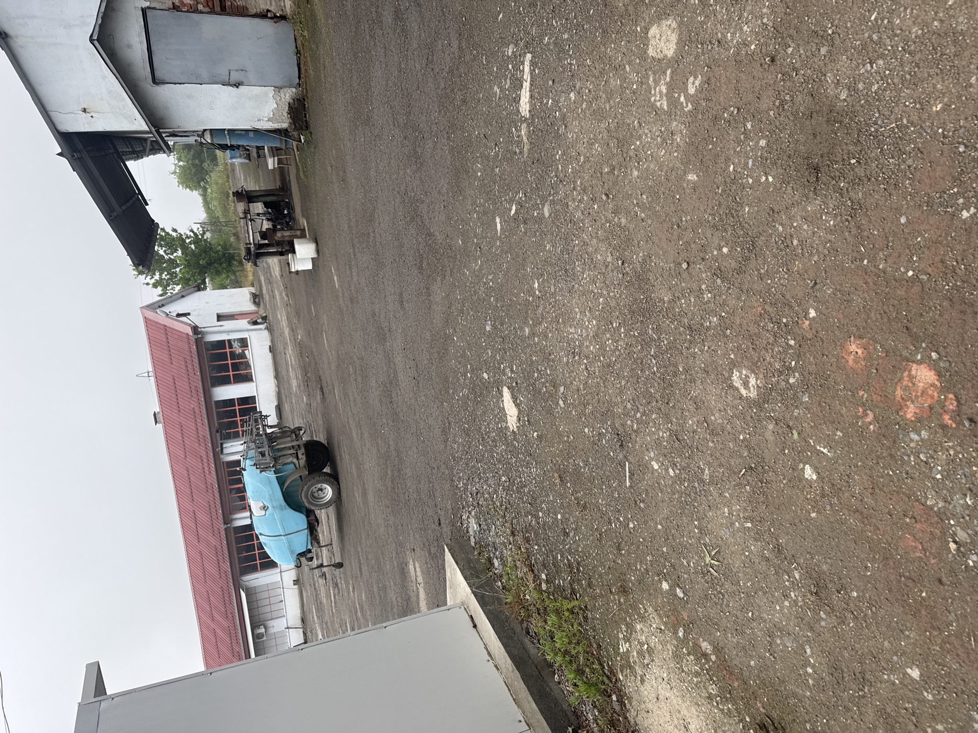 Morning documentation of parking area in Sarnevo, Bulgaria