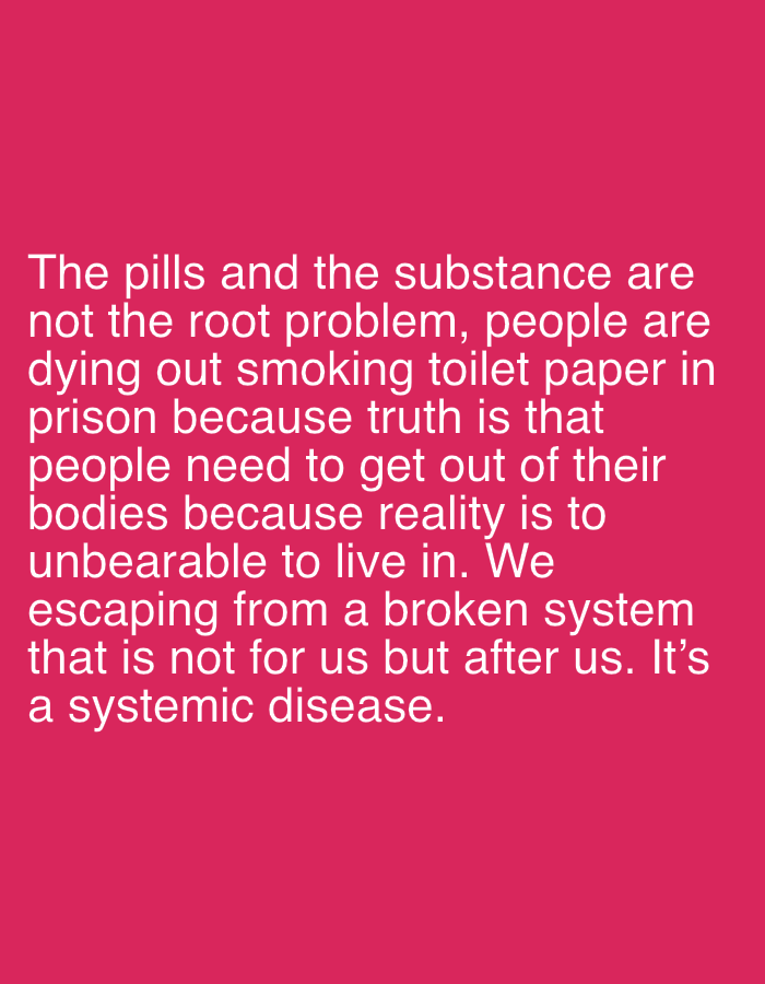 Incomplete social media post about substance abuse shared in LA