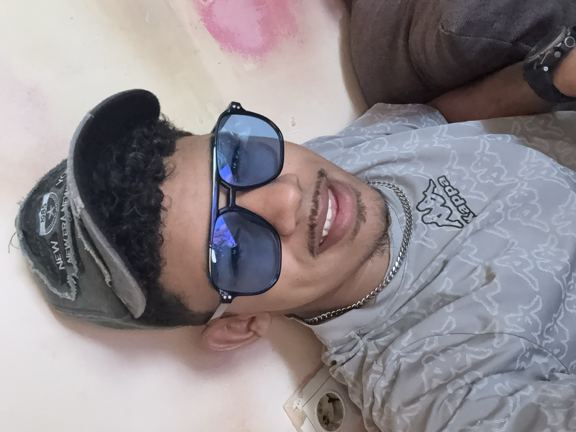 Chilling at home in Kazichene on a June afternoon