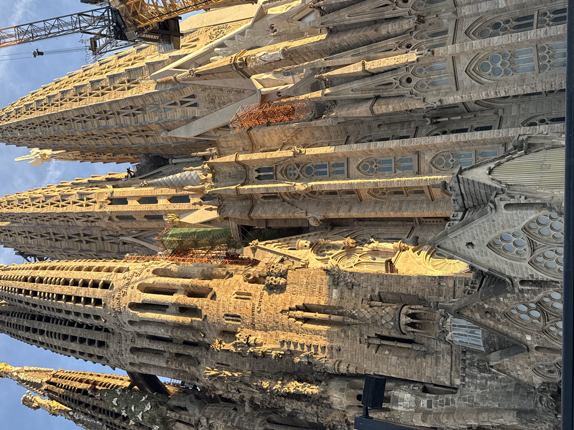 Evening visit to Sagrada Familia from multiple viewpoints