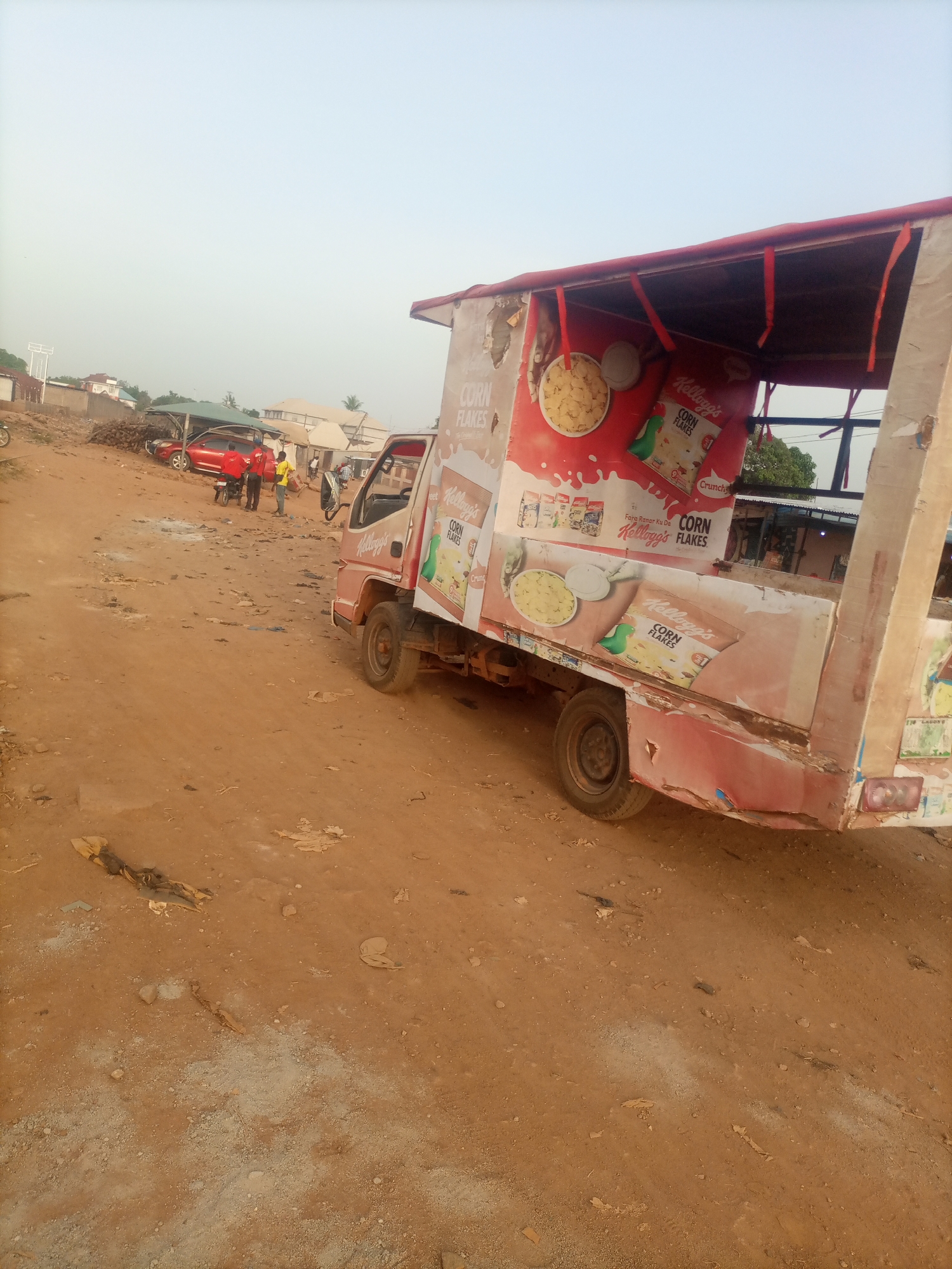 Daily traffic and street life observed in Yelwa Nigeria