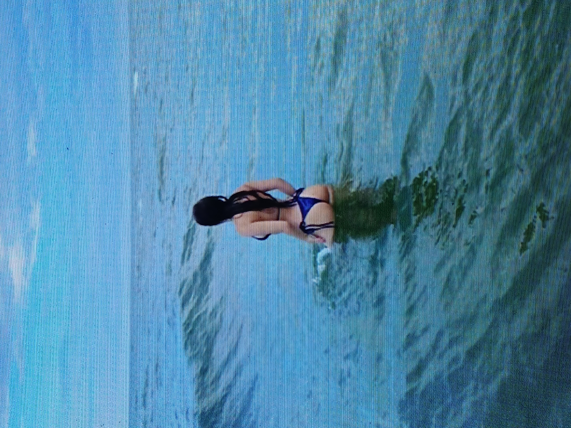 Sunset beach activities observed at Juan Griego, Venezuela