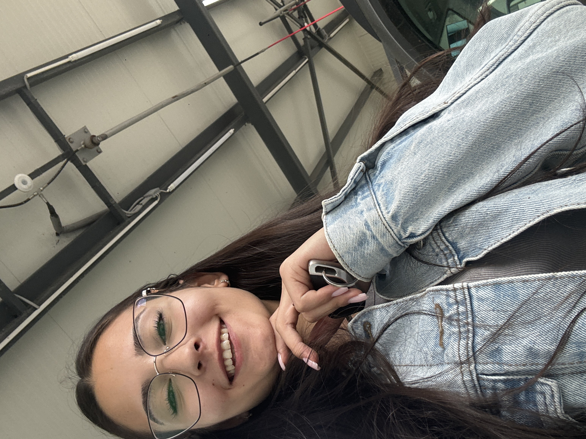 Everyday moments captured in Dupnitsa: selfie and car wash