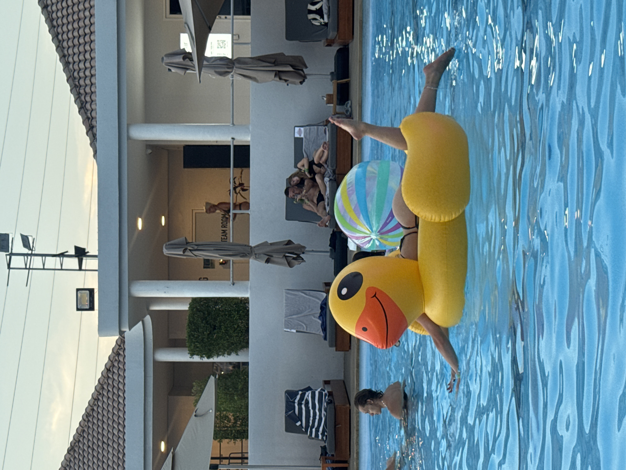 Evening pool activity observed in Kathu, Thailand