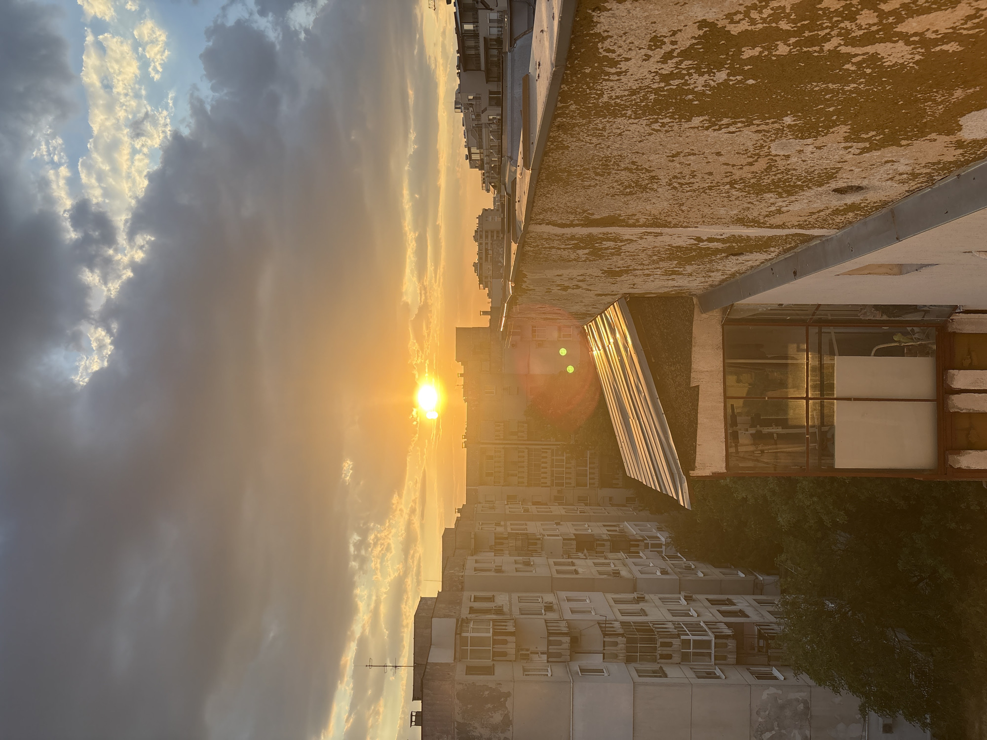 Golden hour over Plovdiv, shot from multiple angles across the city