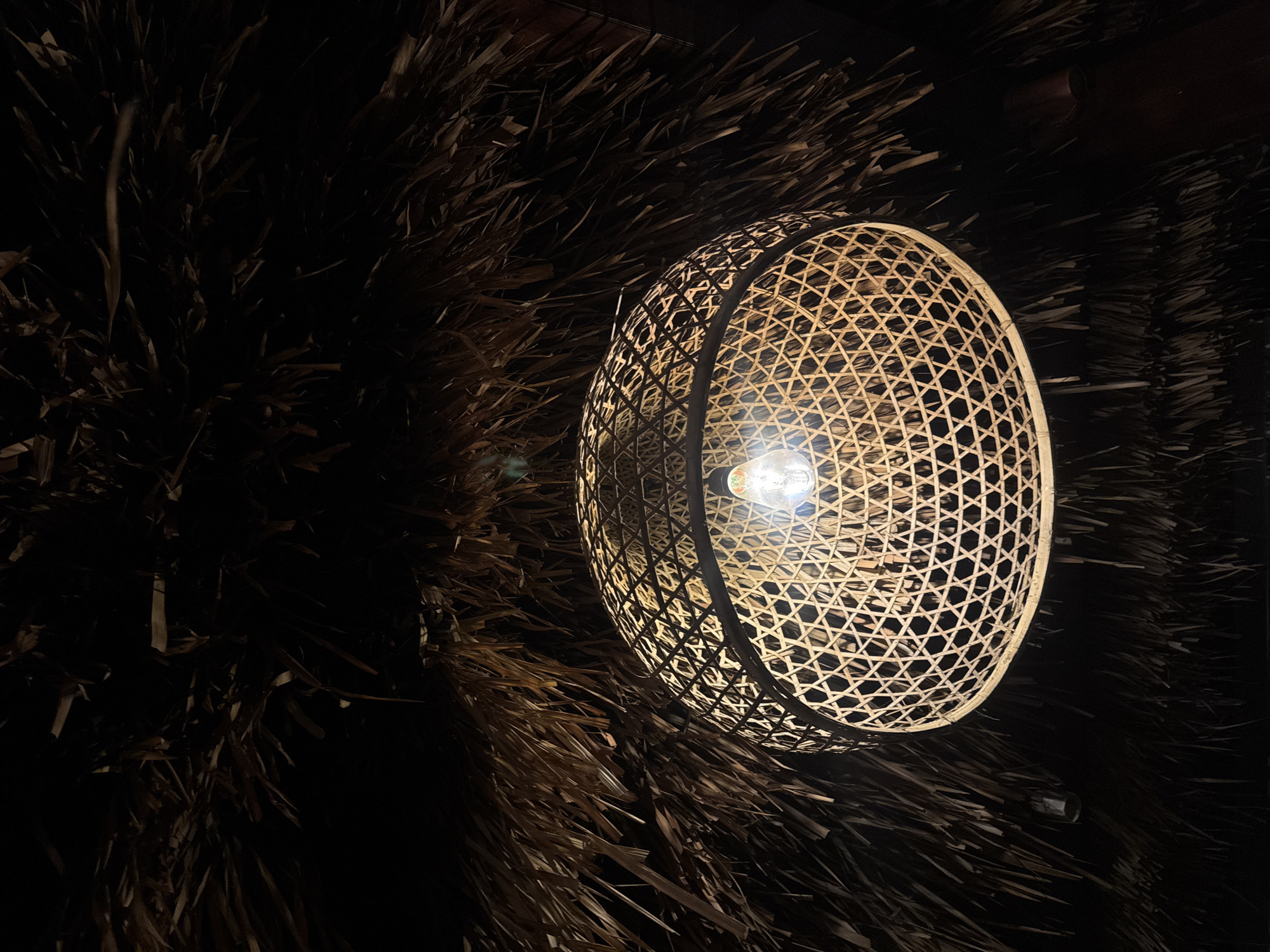 Kuta beach venue at night, all atmosphere and detail
