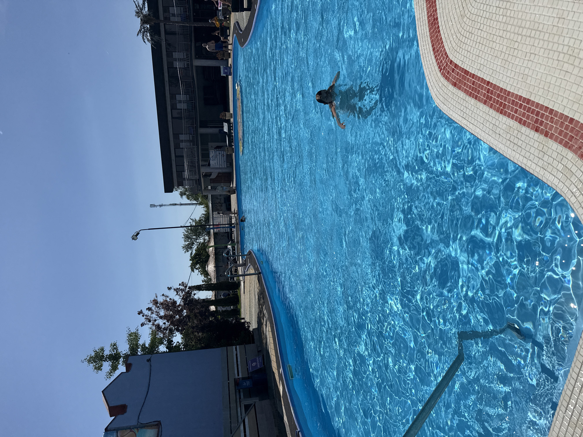 Summer day activities recorded at Ukrainian water park