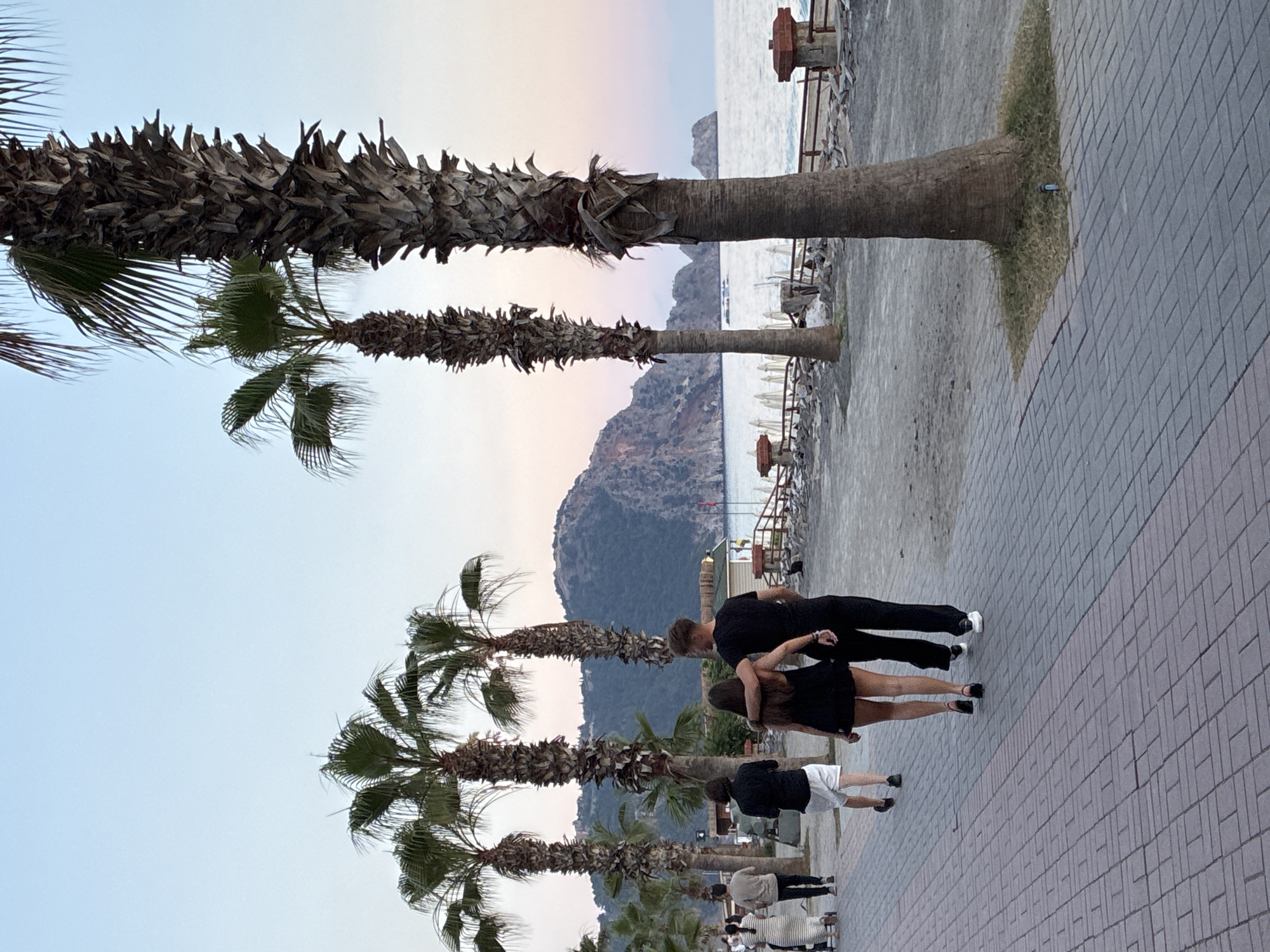 Alanya beachfront at sunset, June 2026