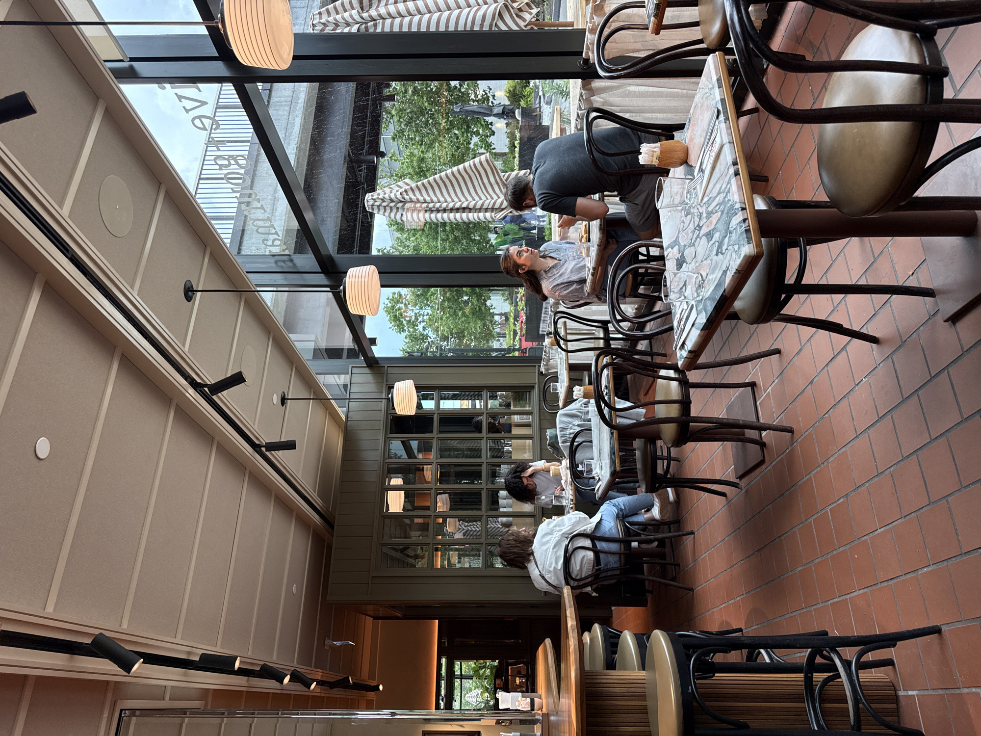 Evening dining captured at Mount Royal restaurant May 31