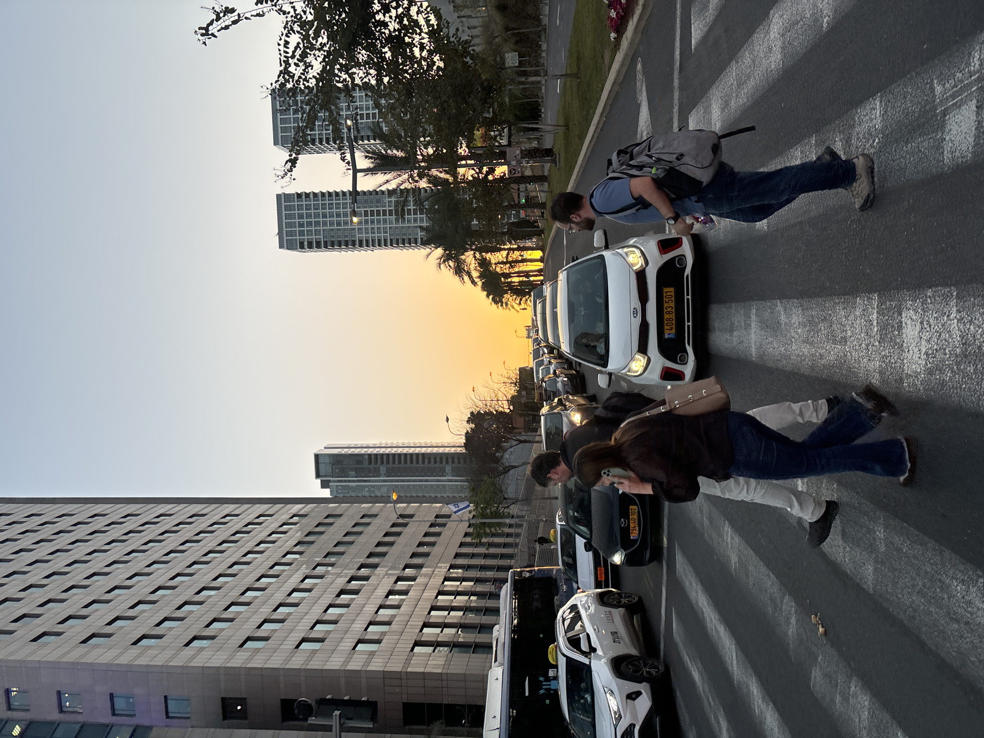 Tel Aviv residents capture street scenes and selfies