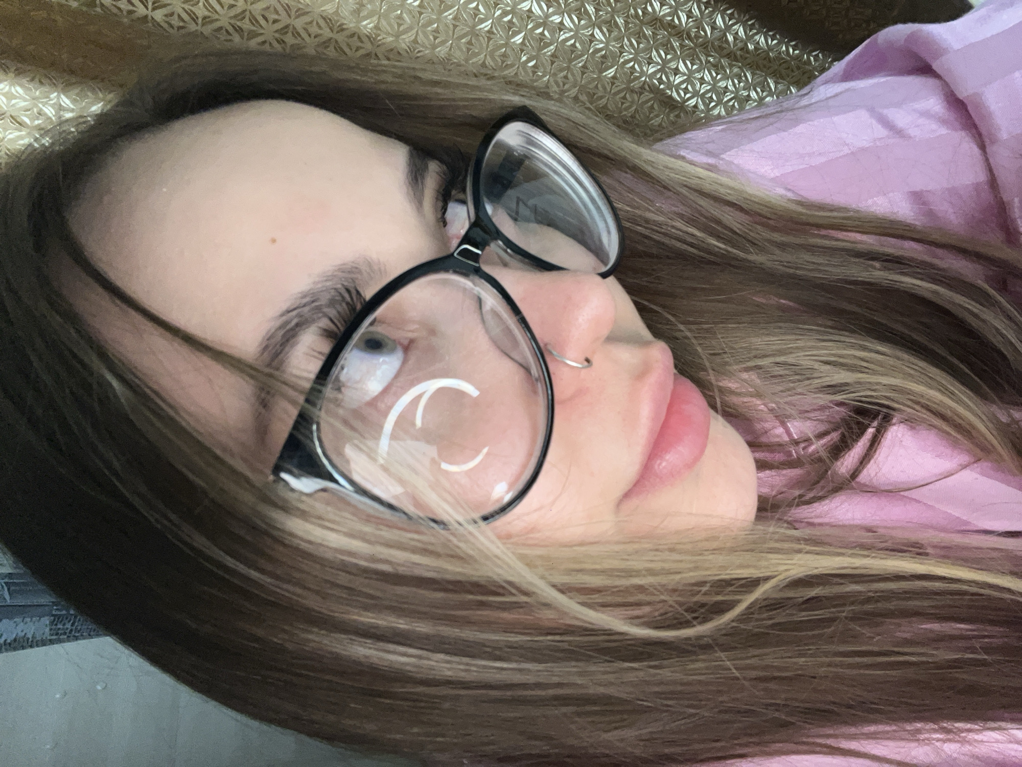 Woman takes selfies with toys in Russian home