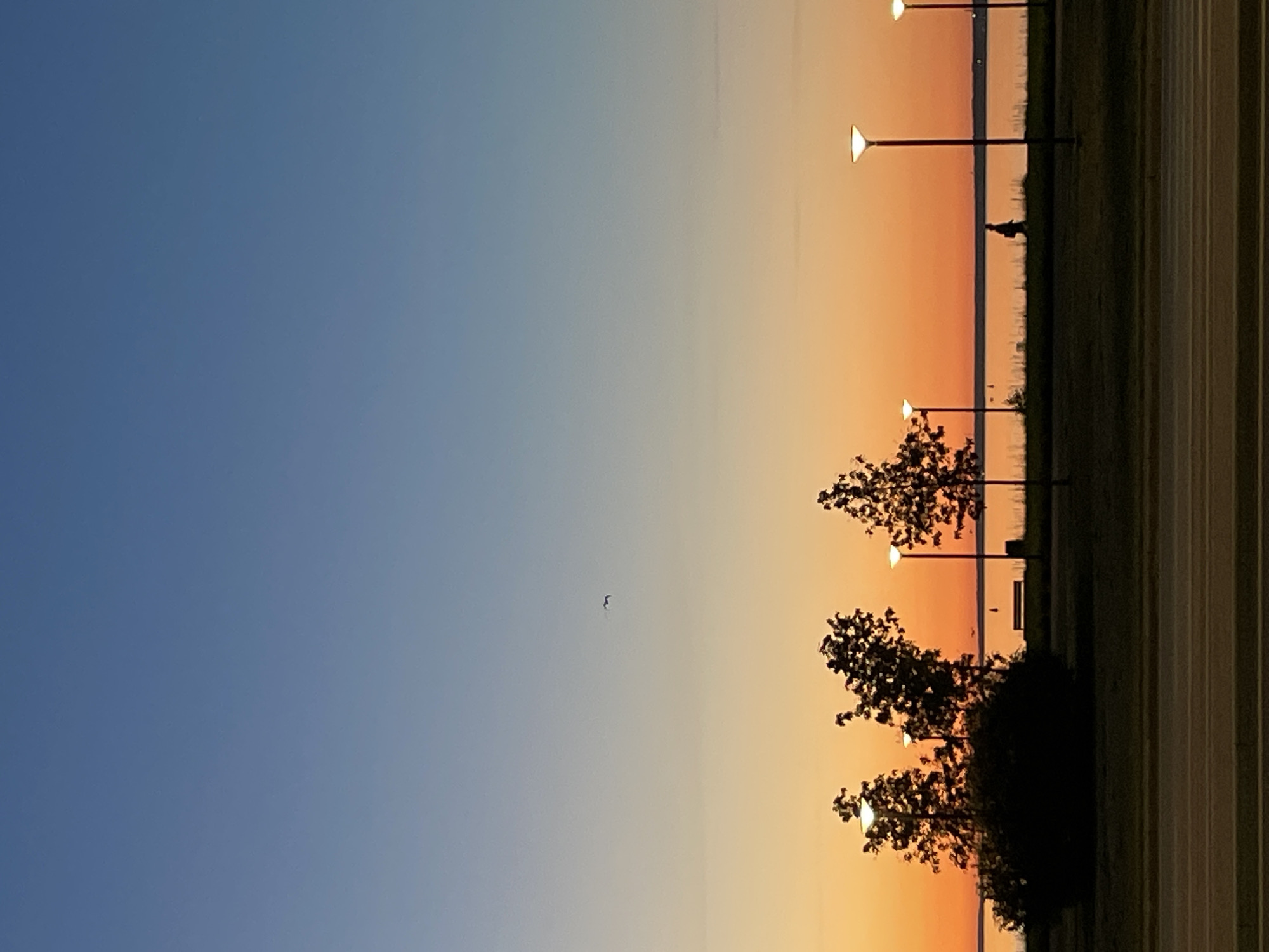 Sunset observed over Tallinn waterfront on June 7