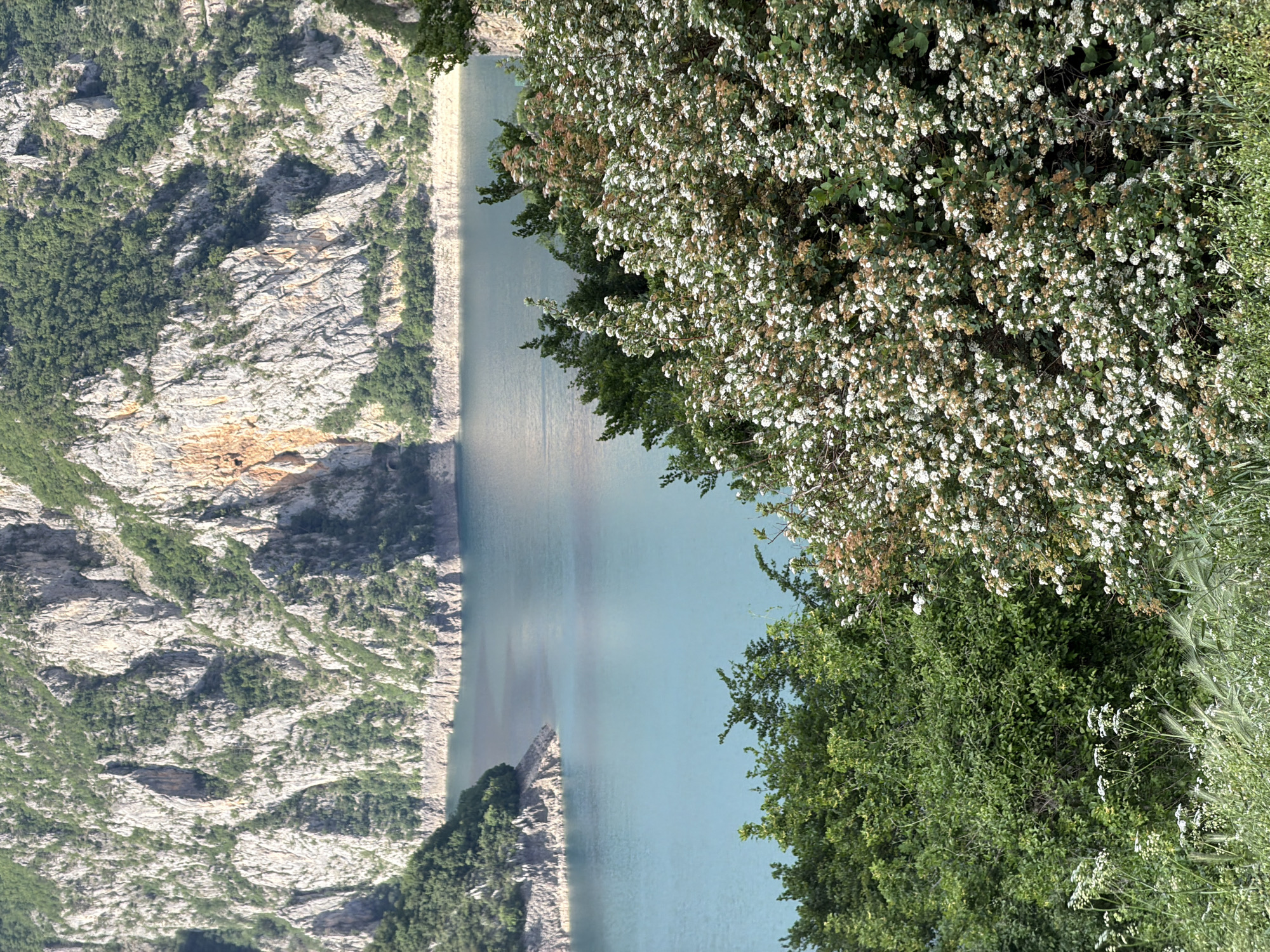 Scenic mountain lake views captured near Plužine, Montenegro
