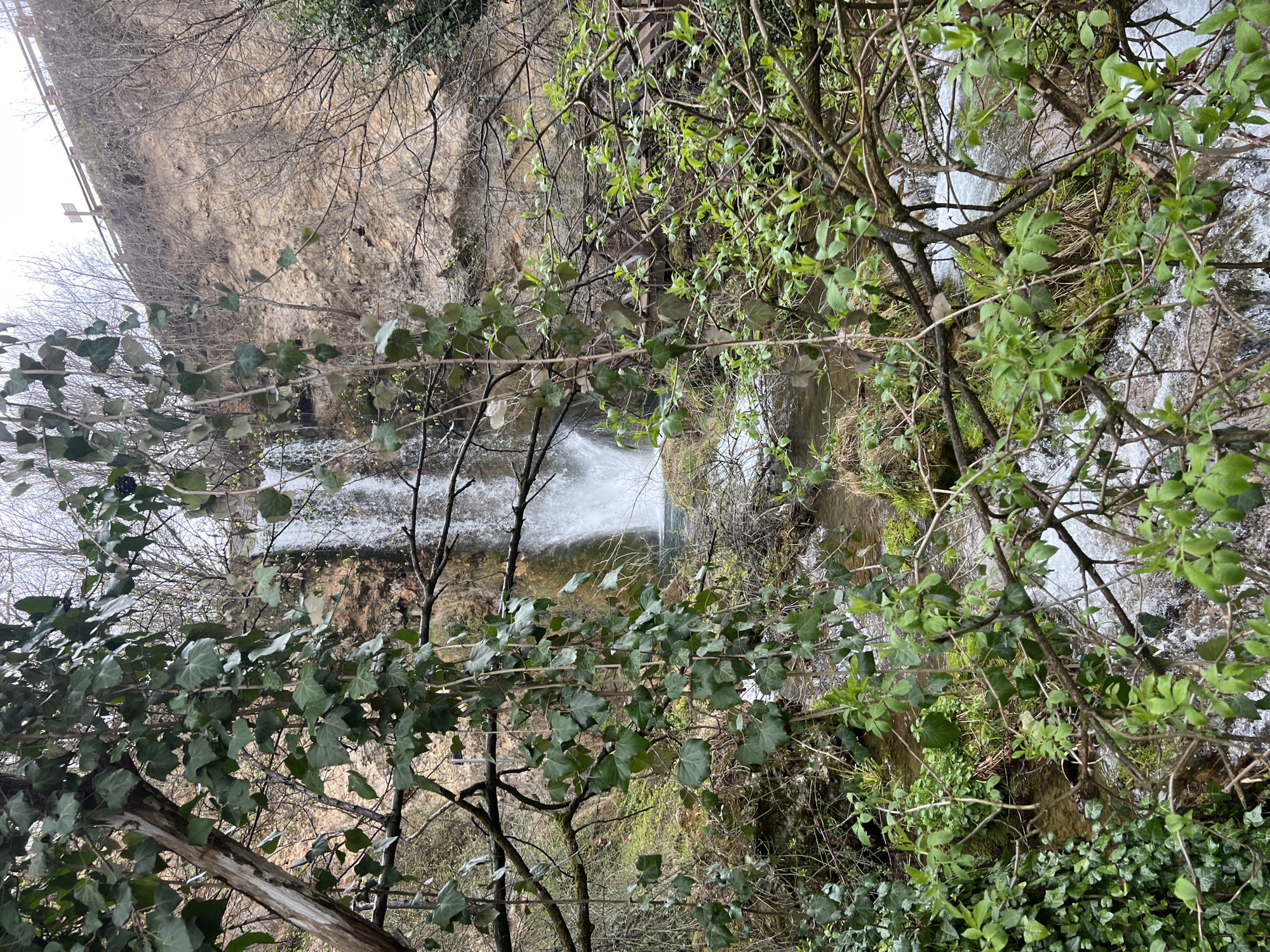 Tourist visit to Veliki Buk waterfall and cave restaurant