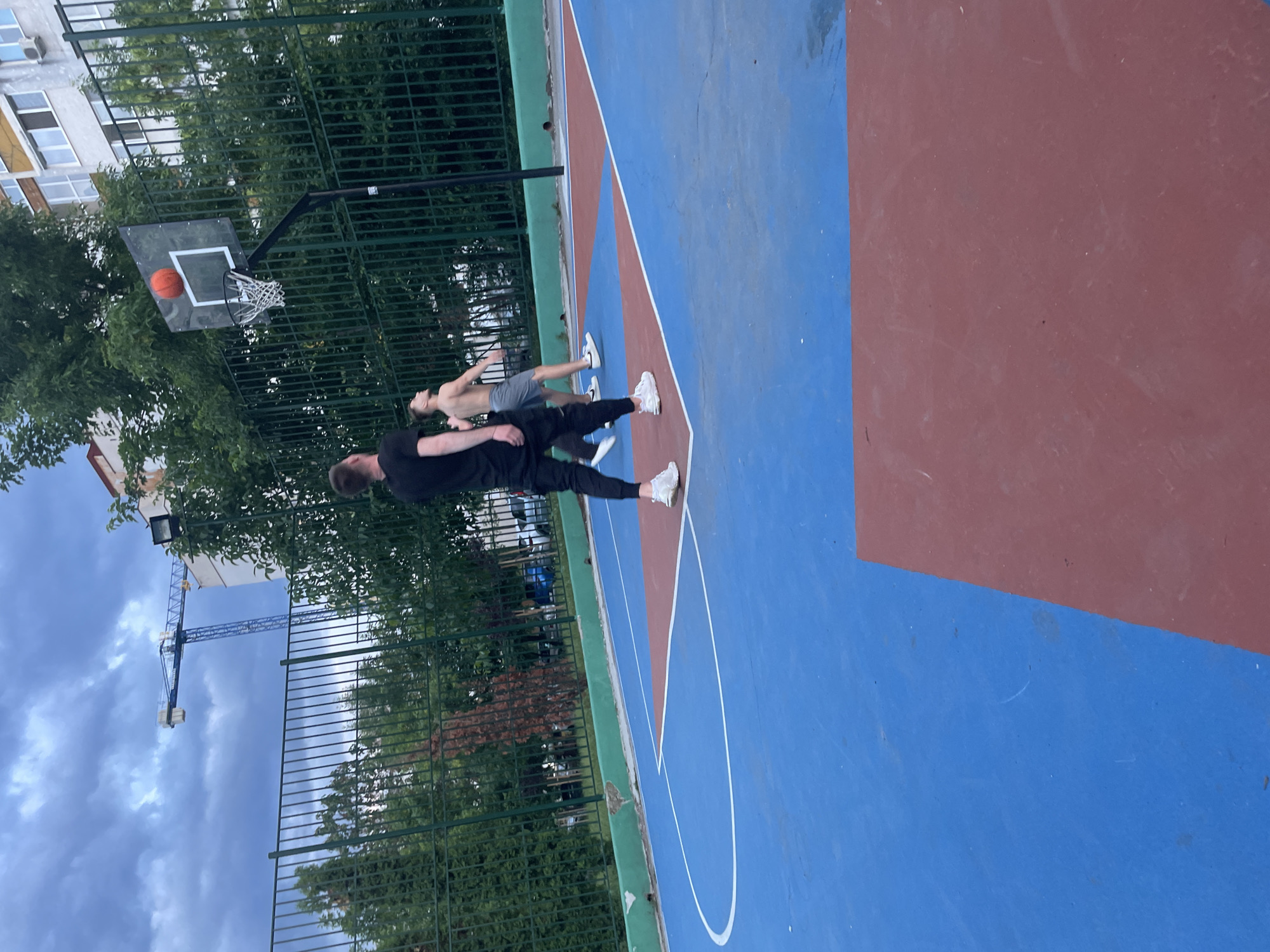 Recreational facilities documented in Sofia during evening hours
