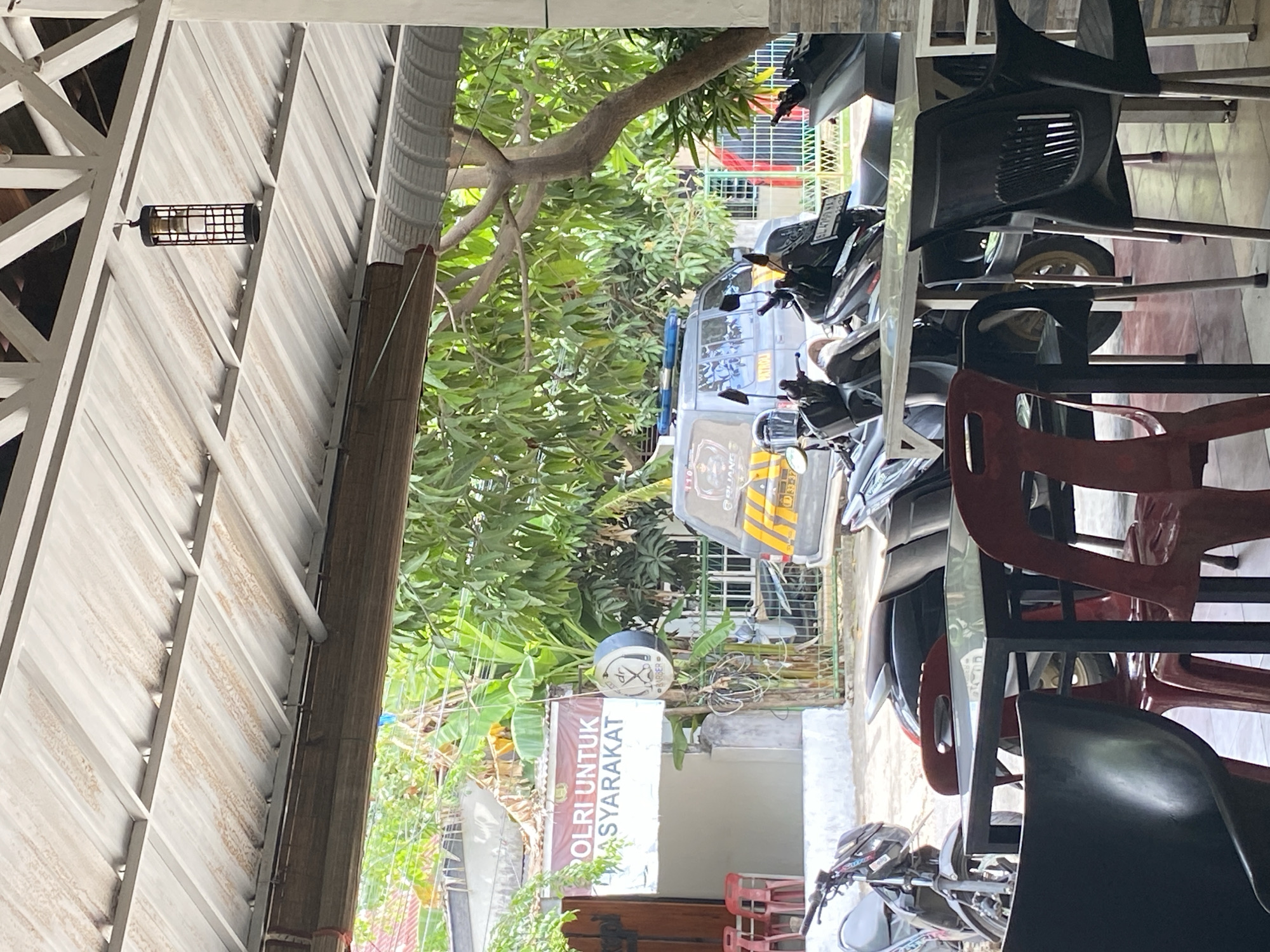 Morning café life documented in Lhokseumawe, Indonesia