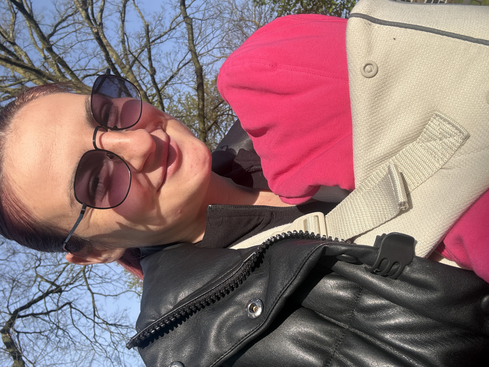 Morning selfie captured in Veghel amid spring scenery