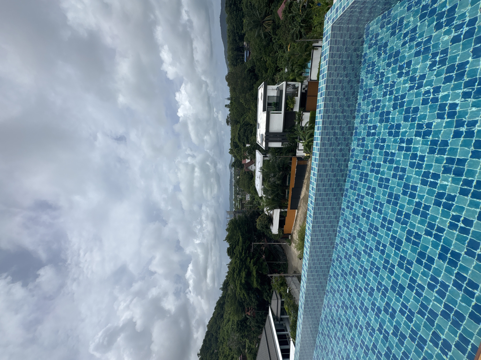 Morning routine captured at Rawai residence with tropical views