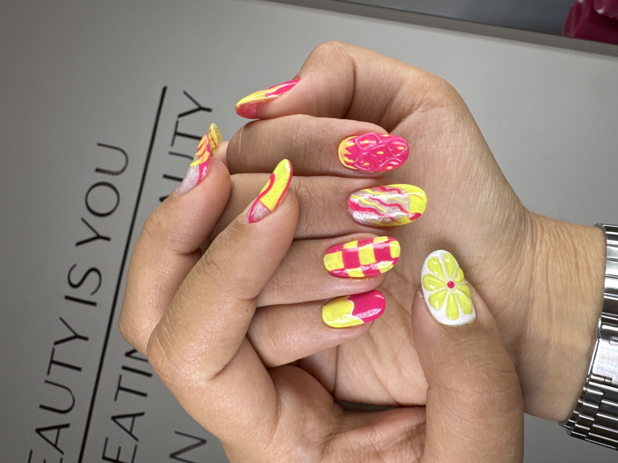 Nail art and work hashtag content shared in Podgorica