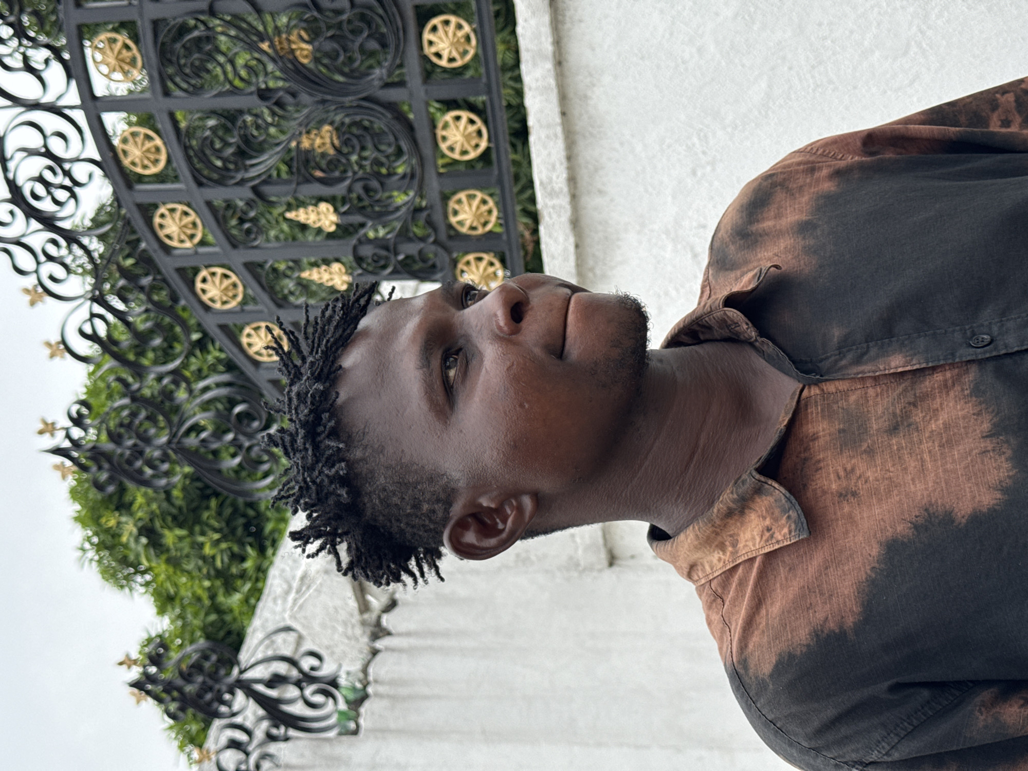 Two men spotted in Ado, Nigeria morning scene